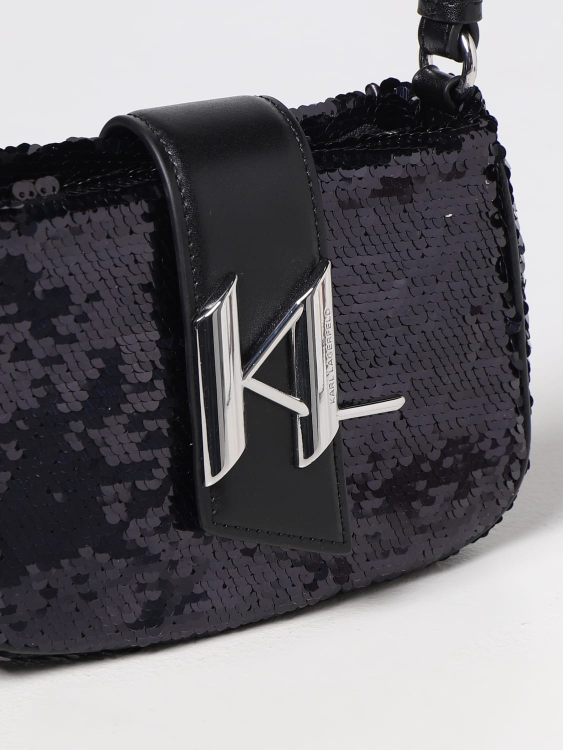 KARL LAGERFELD MINI BOLSO: Mini bolso mujer Karl Lagerfeld, Negro - Img 3