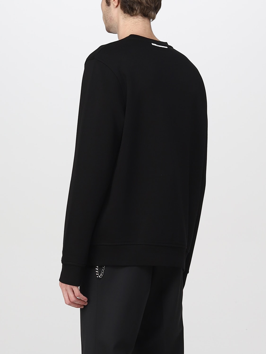 KARL LAGERFELD SWEATSHIRT: Sweatshirt men Karl Lagerfeld, Black - Img 2