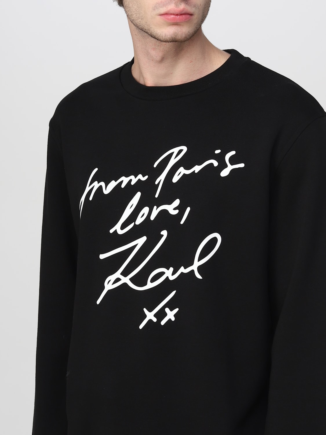 KARL LAGERFELD SWEATSHIRT: Sweatshirt men Karl Lagerfeld, Black - Img 3