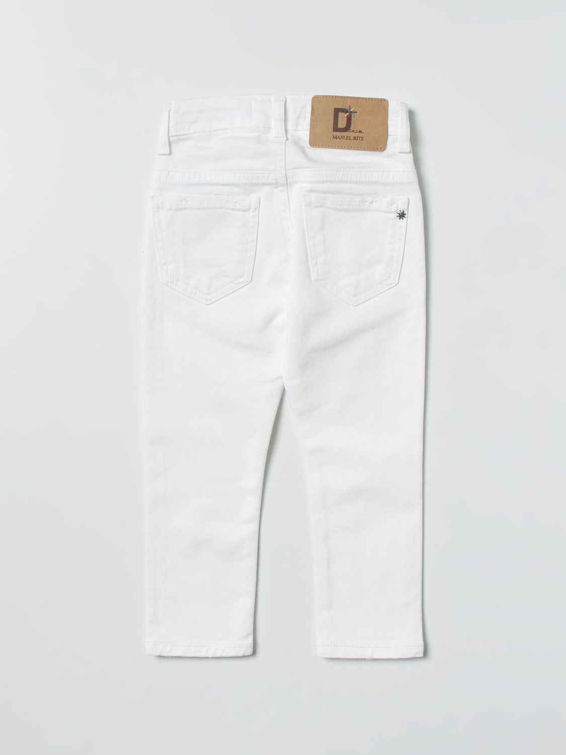 MANUEL RITZ JEANS: Pants kids Manuel Ritz, White - Img 2