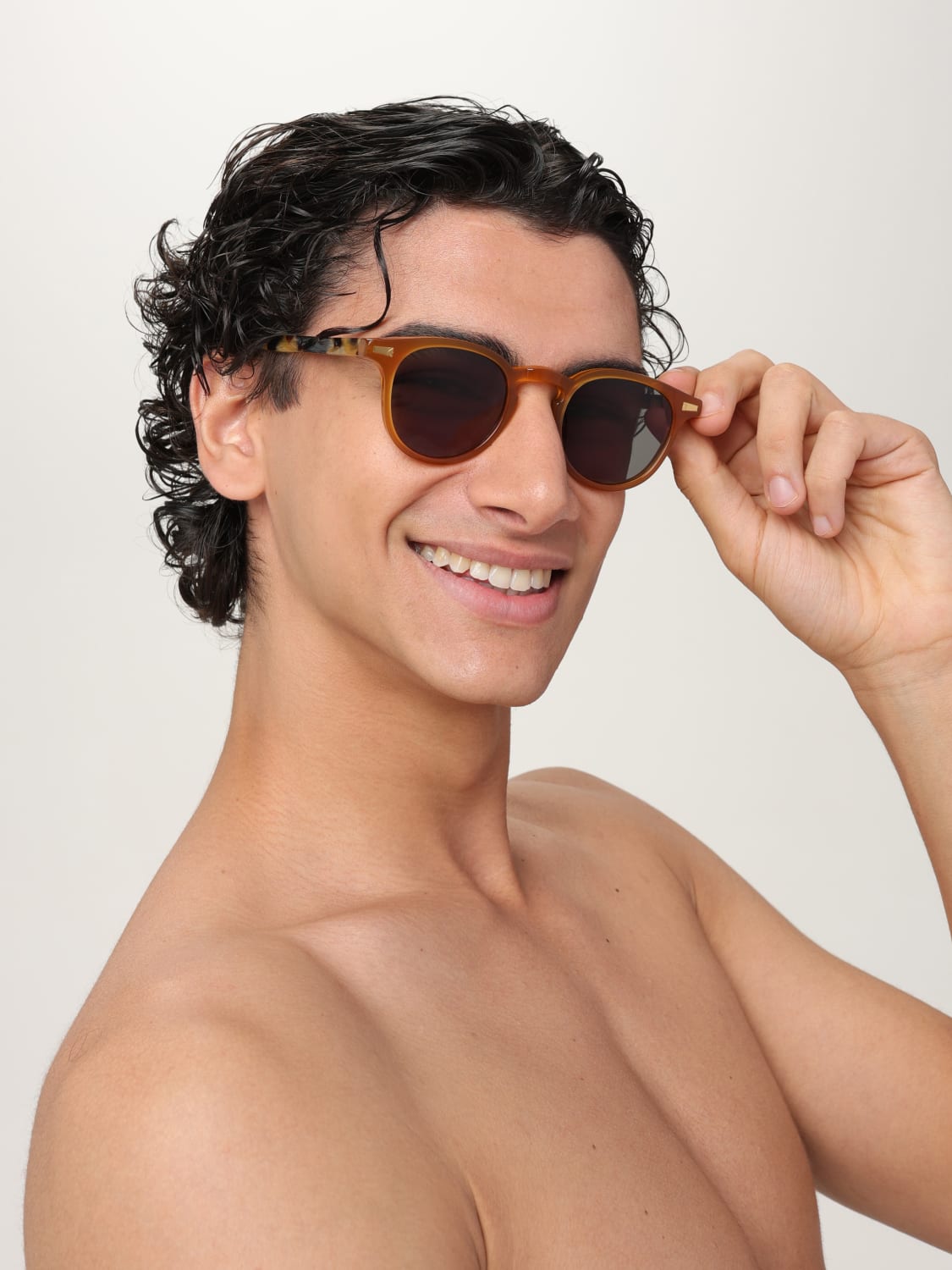 KYME SUNGLASSES: Glasses men Kyme, Amber - Img 2