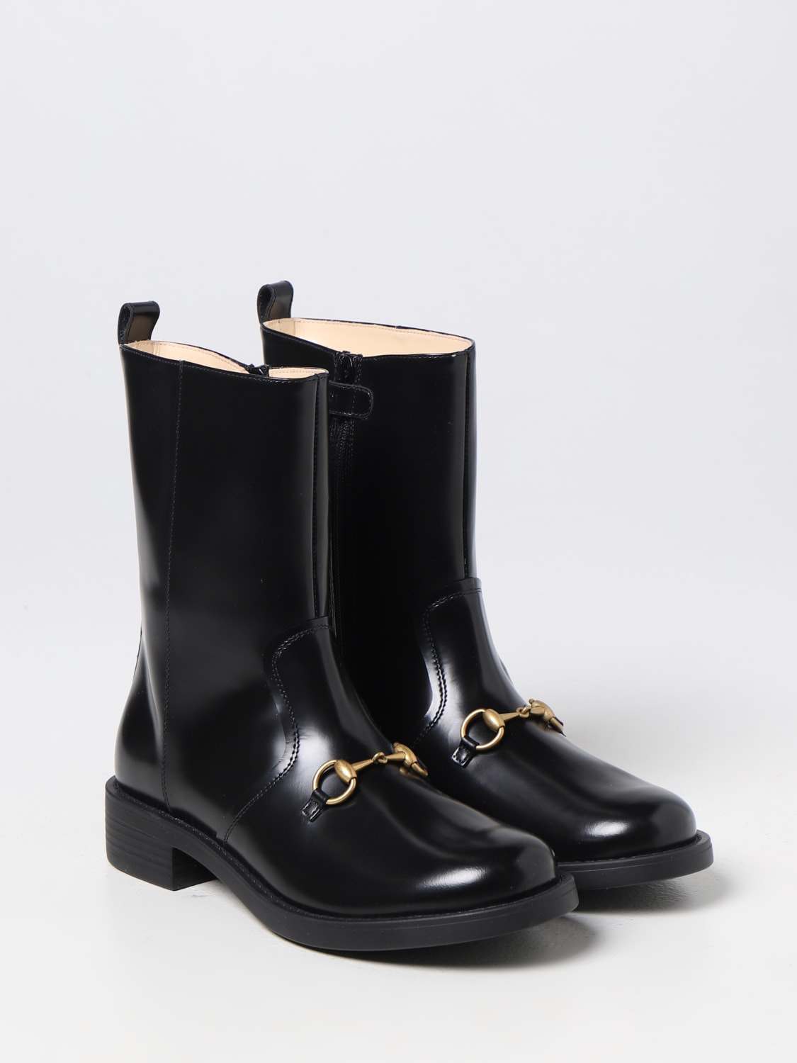 GUCCI SHOES: Shoes kids Gucci, Black - Img 2