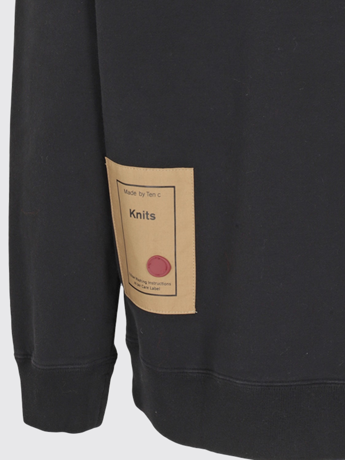 TEN C SWEATSHIRT: Coat men Ten C, Black - Img 3