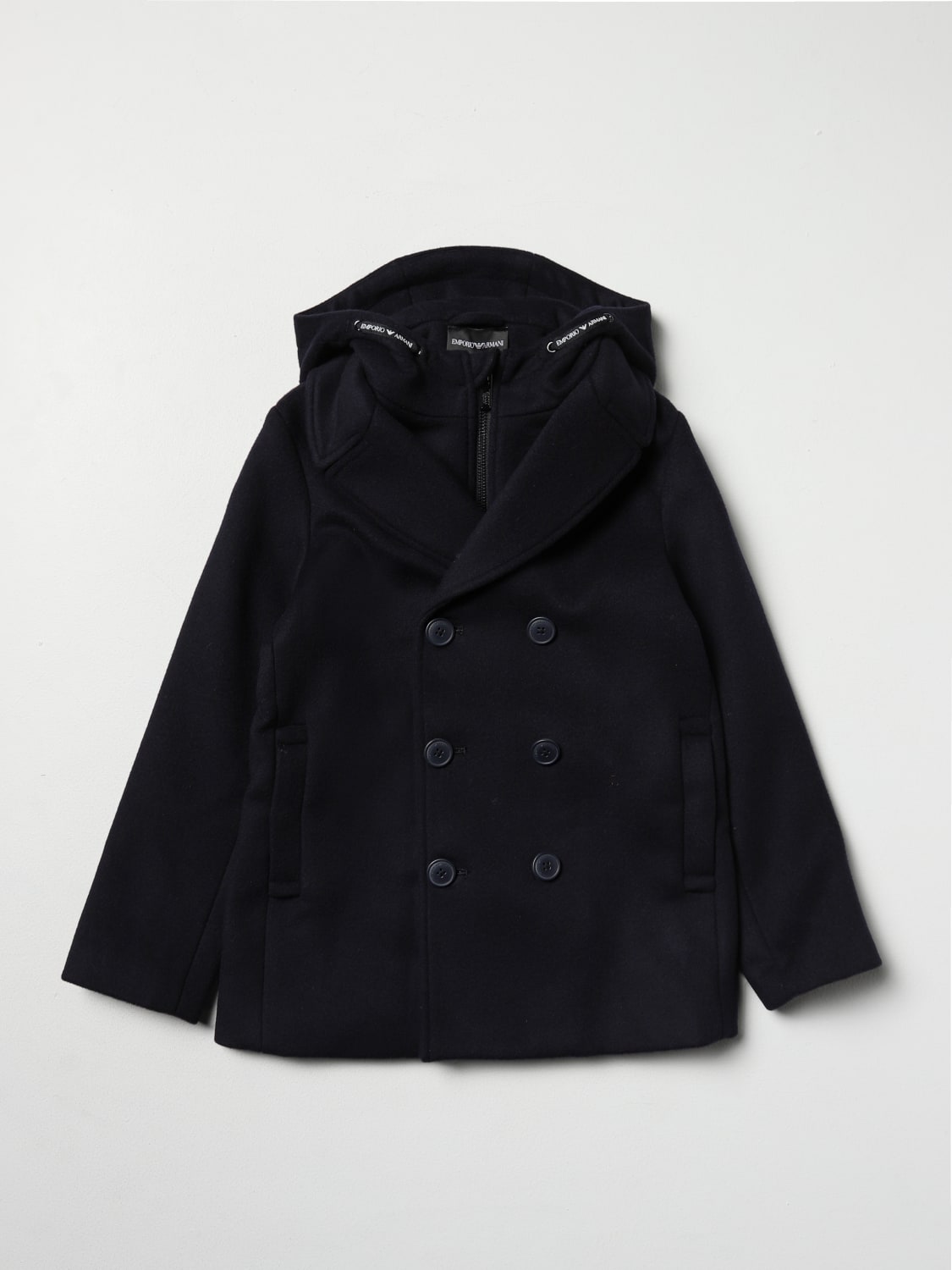 EMPORIO ARMANI Sweater kids Navy Emporio Armani coat 6L4BL01NMYZ online at GIGLIO.COM