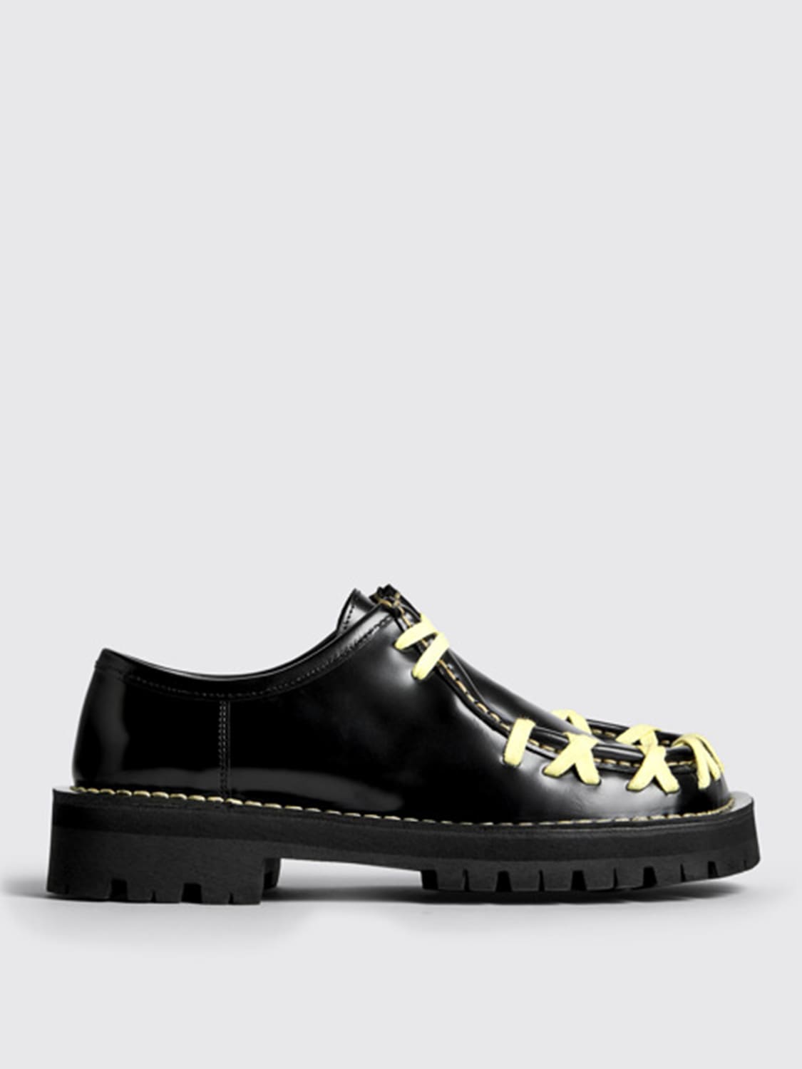 CAMPERLAB: Shoes men - Black | CamperLab brogue shoes