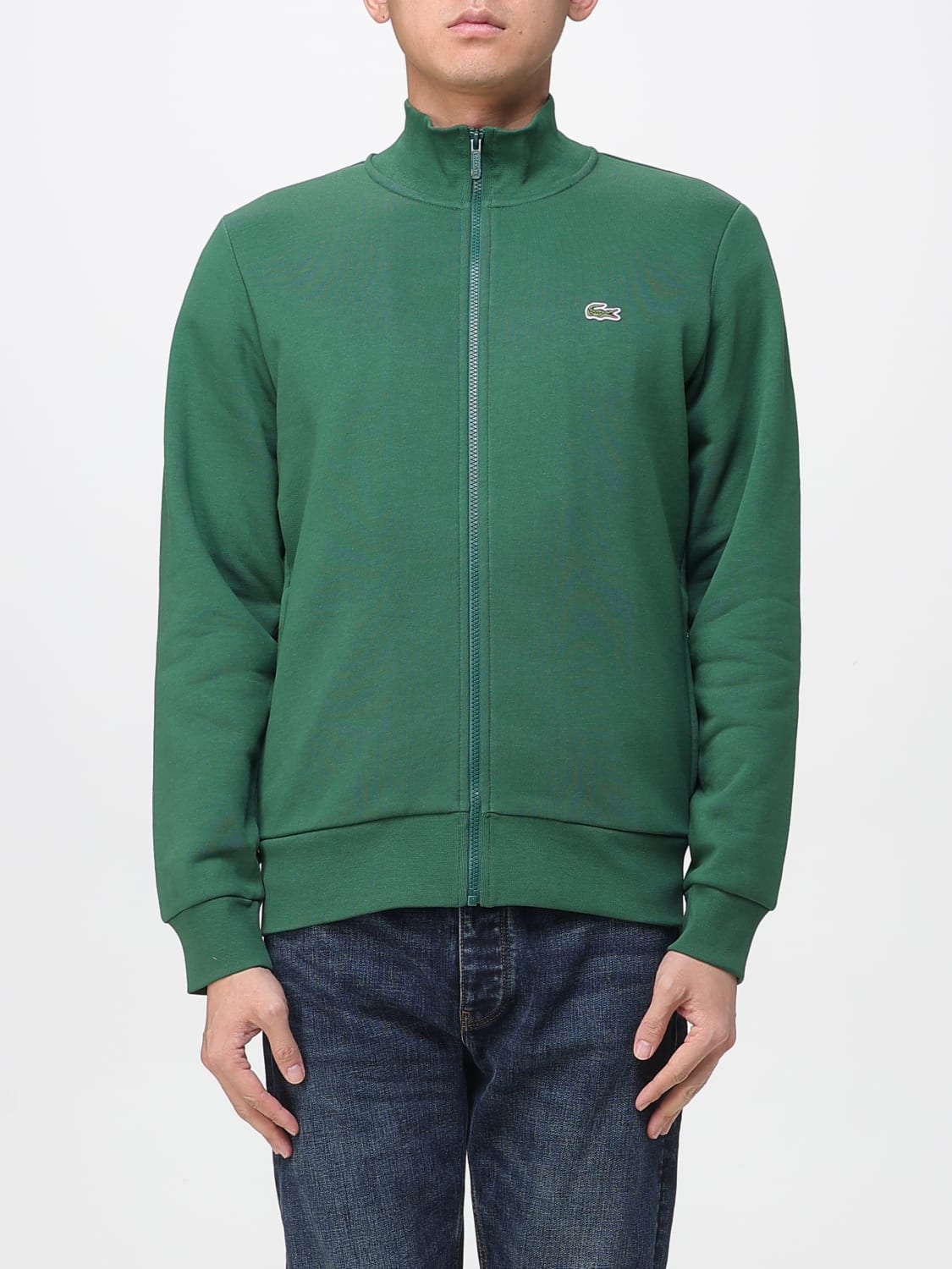 LACOSTE SWEATSHIRT: Jacket men Lacoste, Green - Img 1