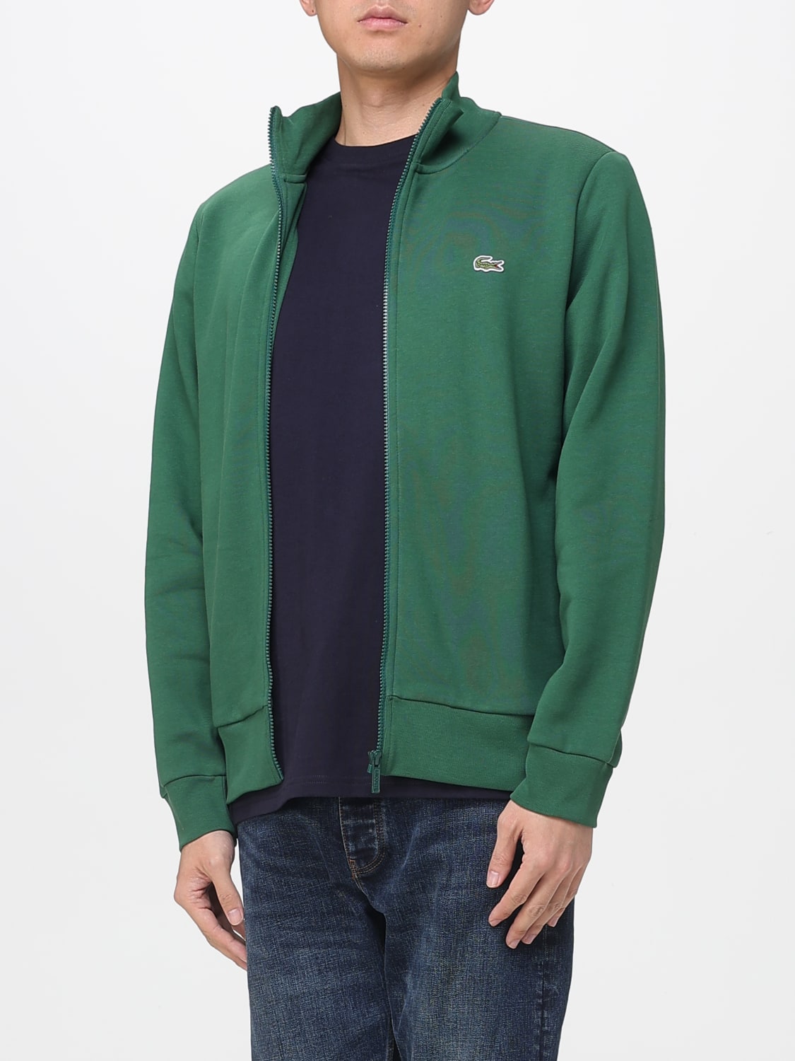 LACOSTE SWEATSHIRT: Jacket men Lacoste, Green - Img 3
