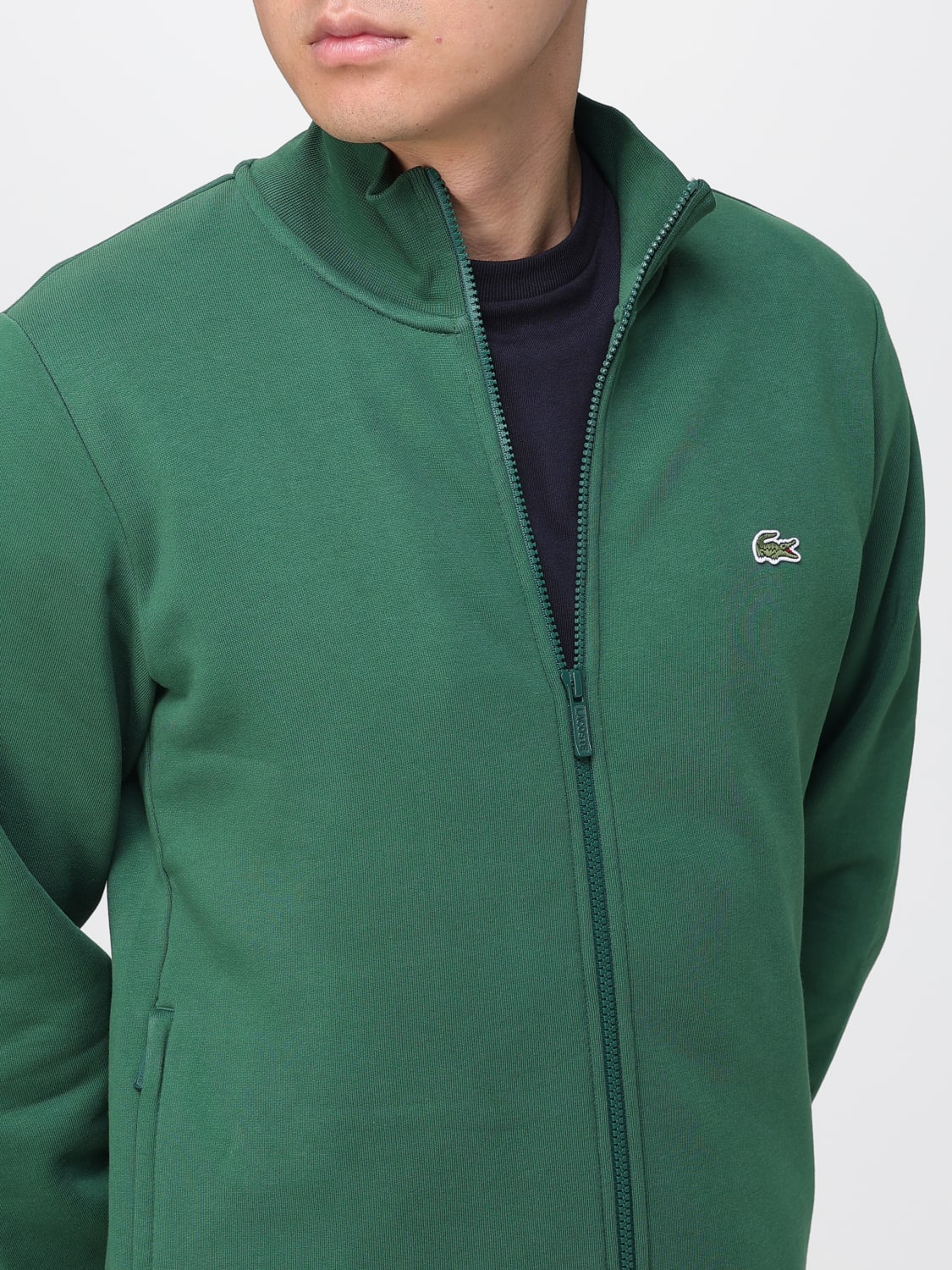 LACOSTE SWEATSHIRT: Jacket men Lacoste, Green - Img 4