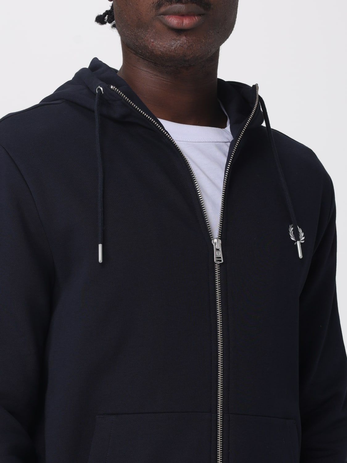 FRED PERRY SWEATSHIRT: Sweater men Fred Perry, Blue - Img 4