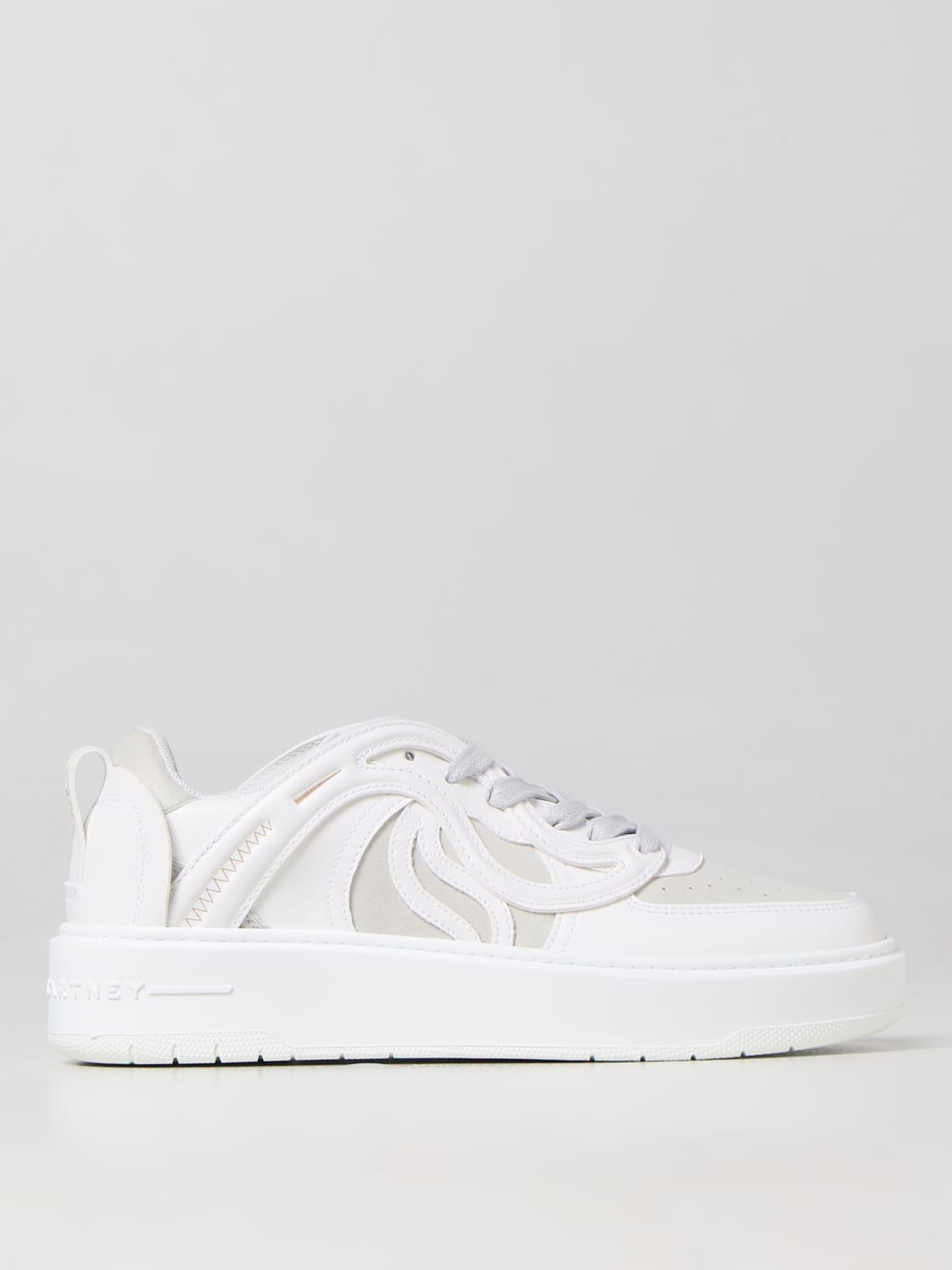 STELLA MCCARTNEY SNEAKERS: Sneakers S-Wave 1 Alter Sporty Stella McCartney in pelle vegana, Ghiaccio - Img 1