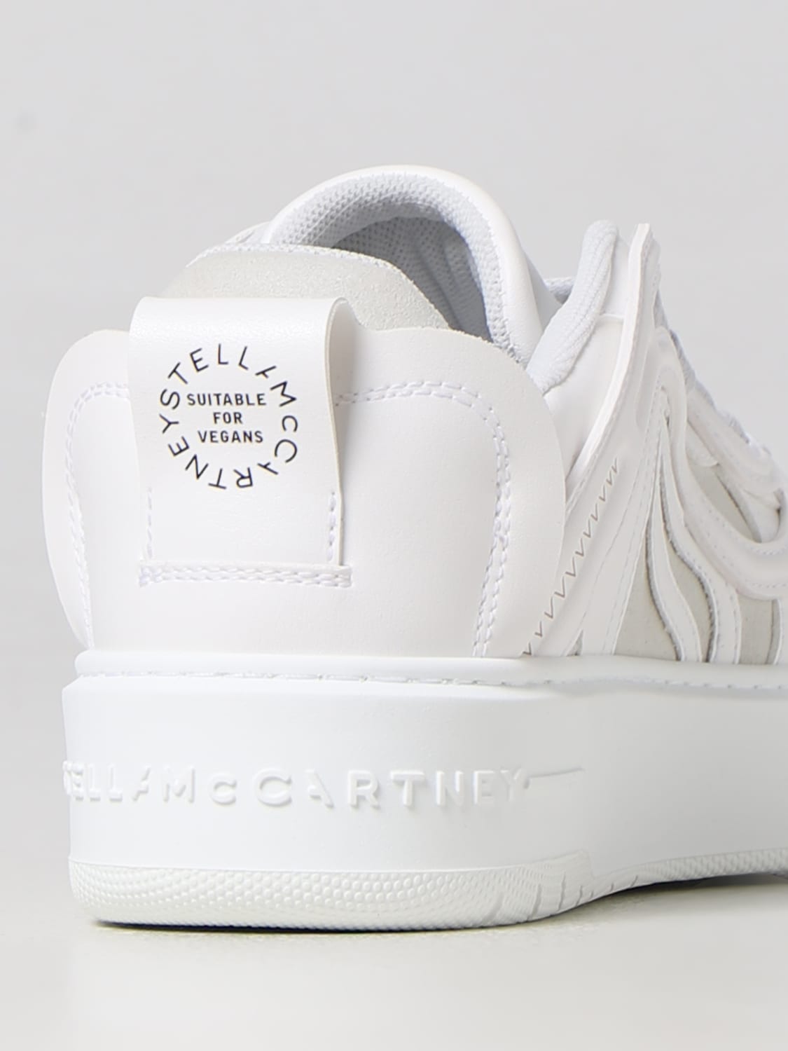 STELLA MCCARTNEY SNEAKERS: Sneakers S-Wave 1 Alter Sporty Stella McCartney in pelle vegana, Ghiaccio - Img 3