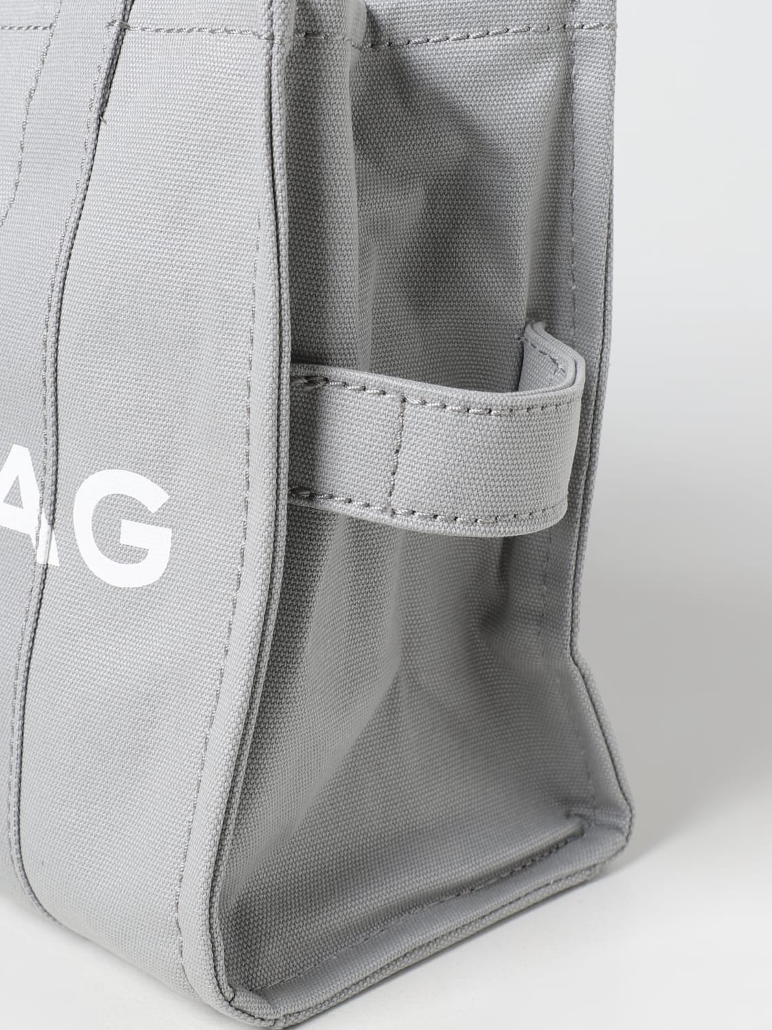 MARC JACOBS BORSA TOTE: Borsa The Tote Bag Marc Jacobs in canvas , Grigio - Img 3