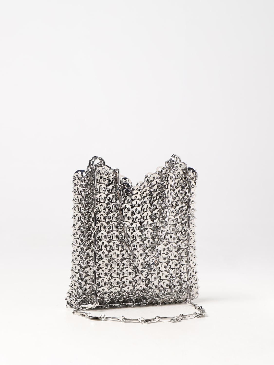 ショルダーバッグ・ポシェット RABANNE Woman Shoulder bag Silver 19ESS0007MET001 P040 RABANNE: Shoulder bag woman Paco - Silver | Rabanne mini bag