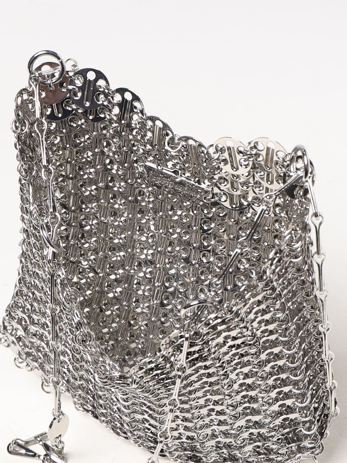 ショルダーバッグ・ポシェット RABANNE Woman Shoulder bag Silver 25ESS0528NAT046 P040 RABANNE: Shoulder bag woman Paco - Silver | Rabanne mini bag