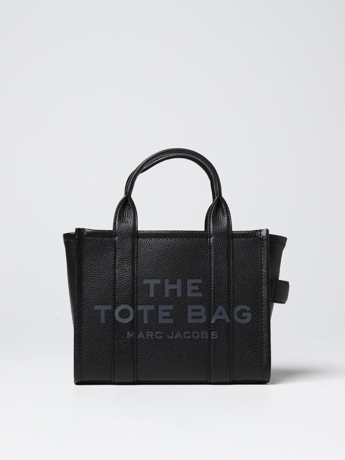 MARC JACOBS BORSA A MANO: Borsa The Tote Bag Marc Jacobs in pelle a grana , Nero - Img 1