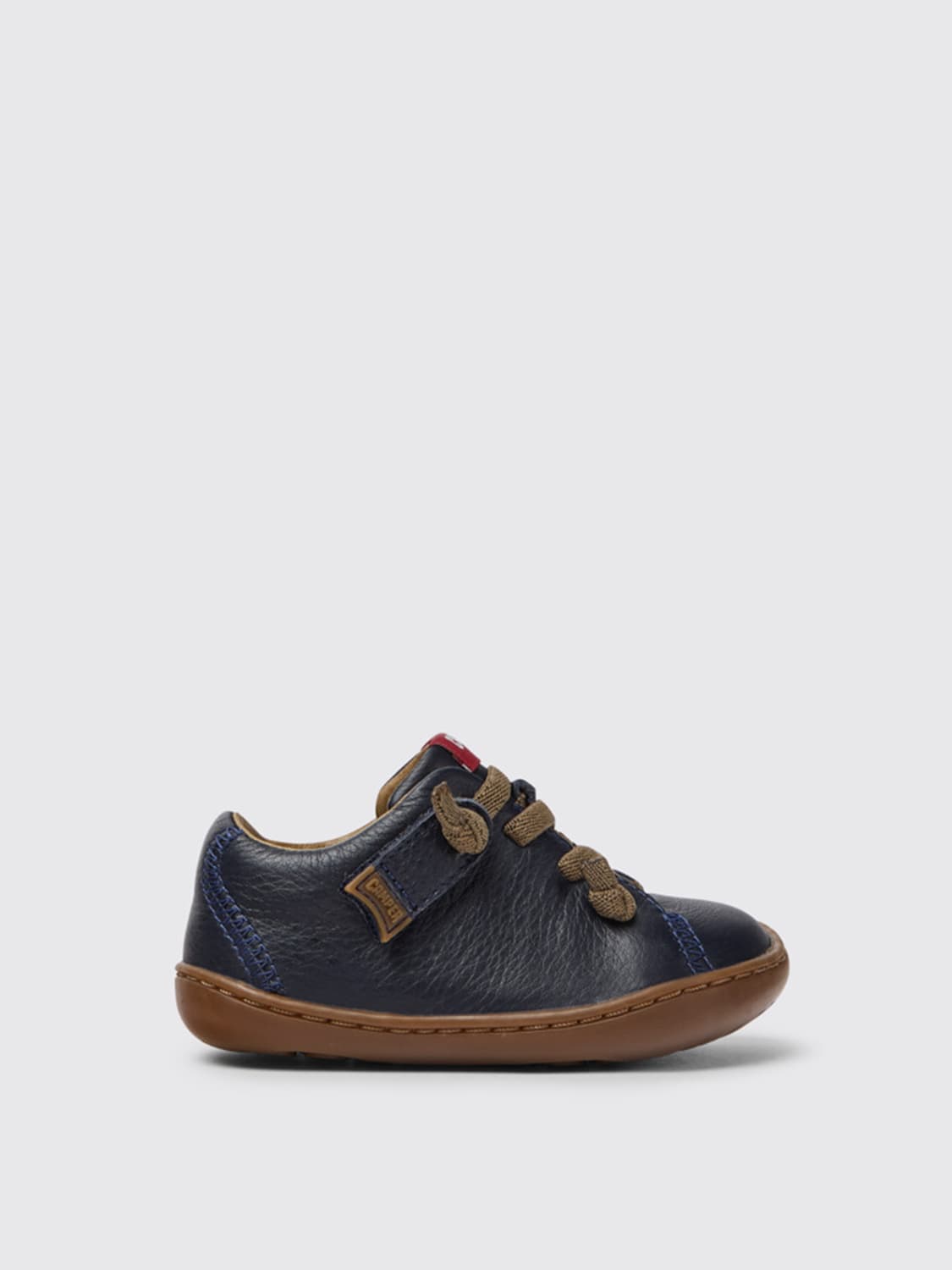 CAMPER SNEAKERS: Sneakers Peu Camper in pelle, Blue - Img 1