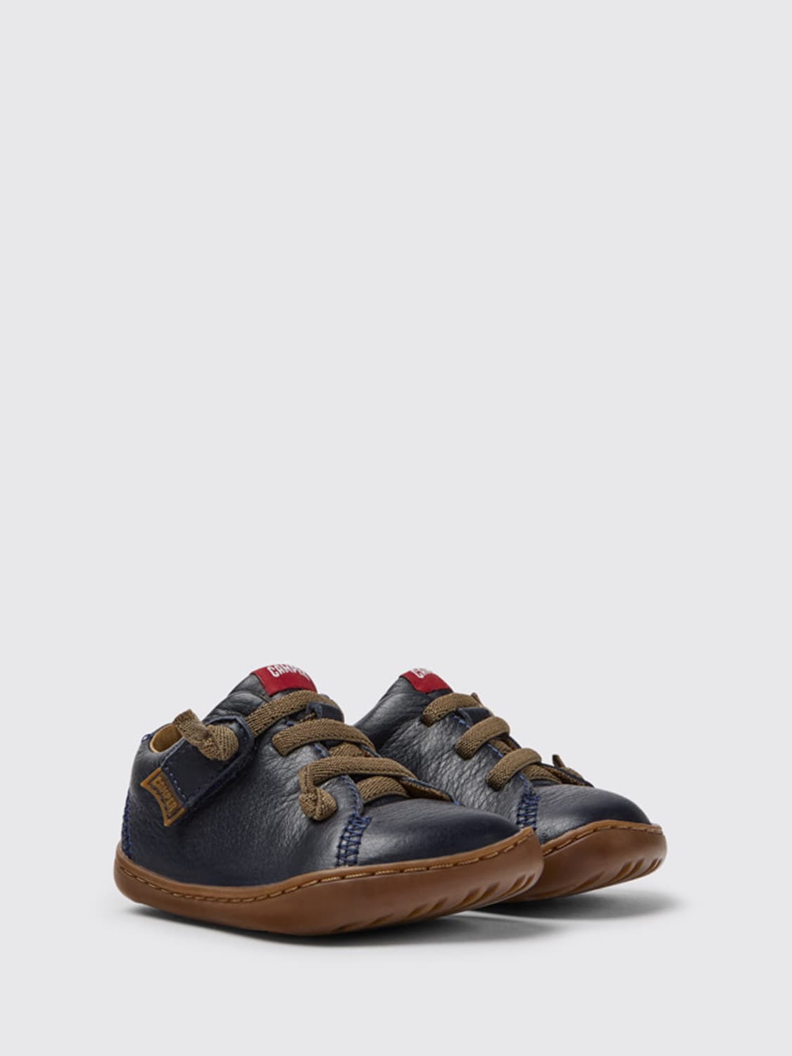 CAMPER SNEAKERS: Sneakers Peu Camper in pelle, Blue - Img 2