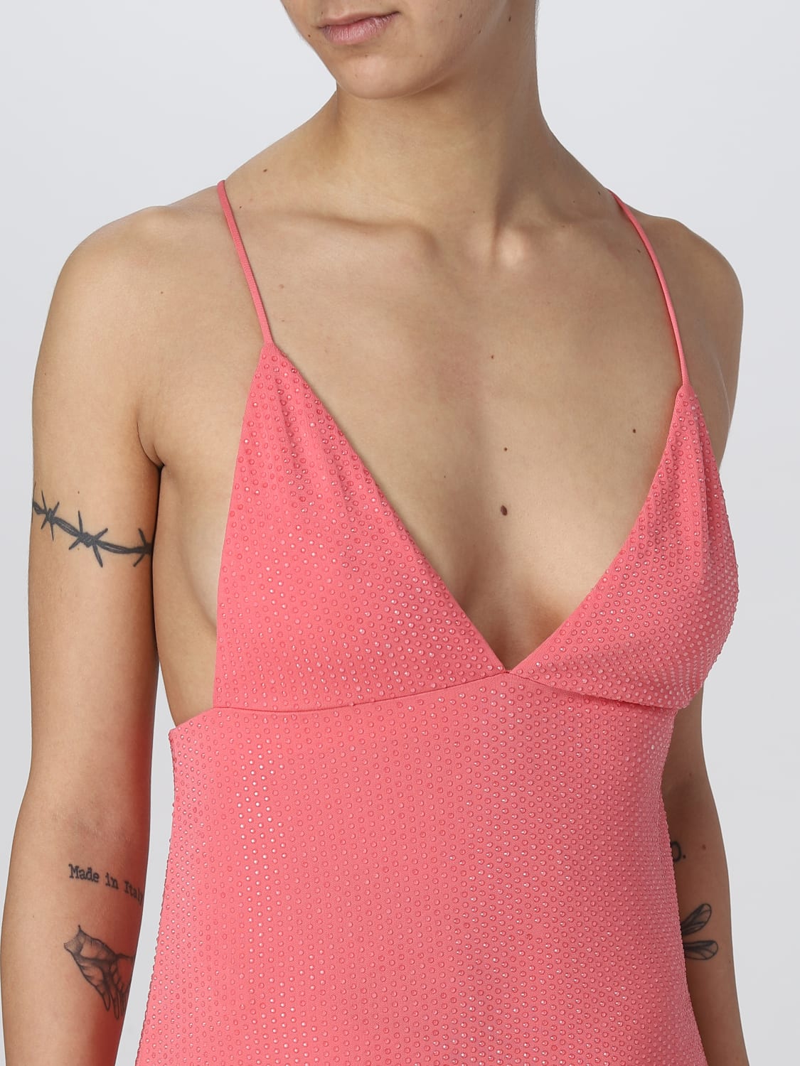 ワンピース DSQUARED2 Woman Dress Pink S75CV0604S22679 252 Dsquared2 Outlet: dress in viscose - Pink | Dsquared2 dress