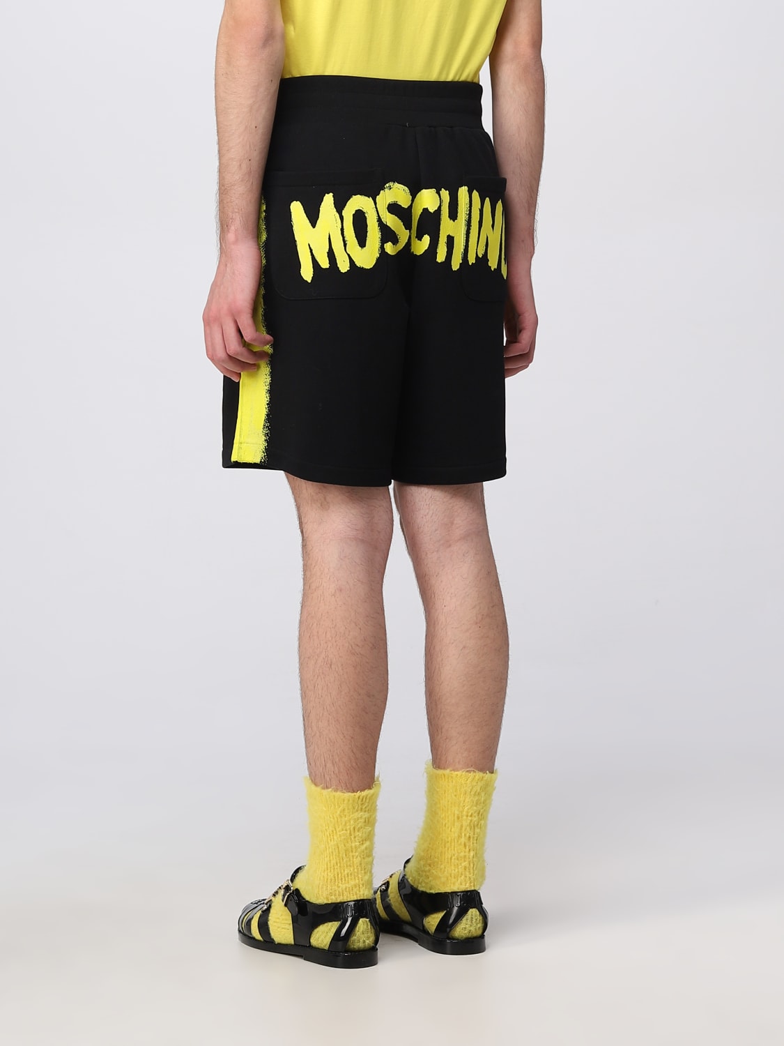 MOSCHINO COUTURE ショートパンツ: パンツ メンズ Moschino Couture, ブラック - Img 3