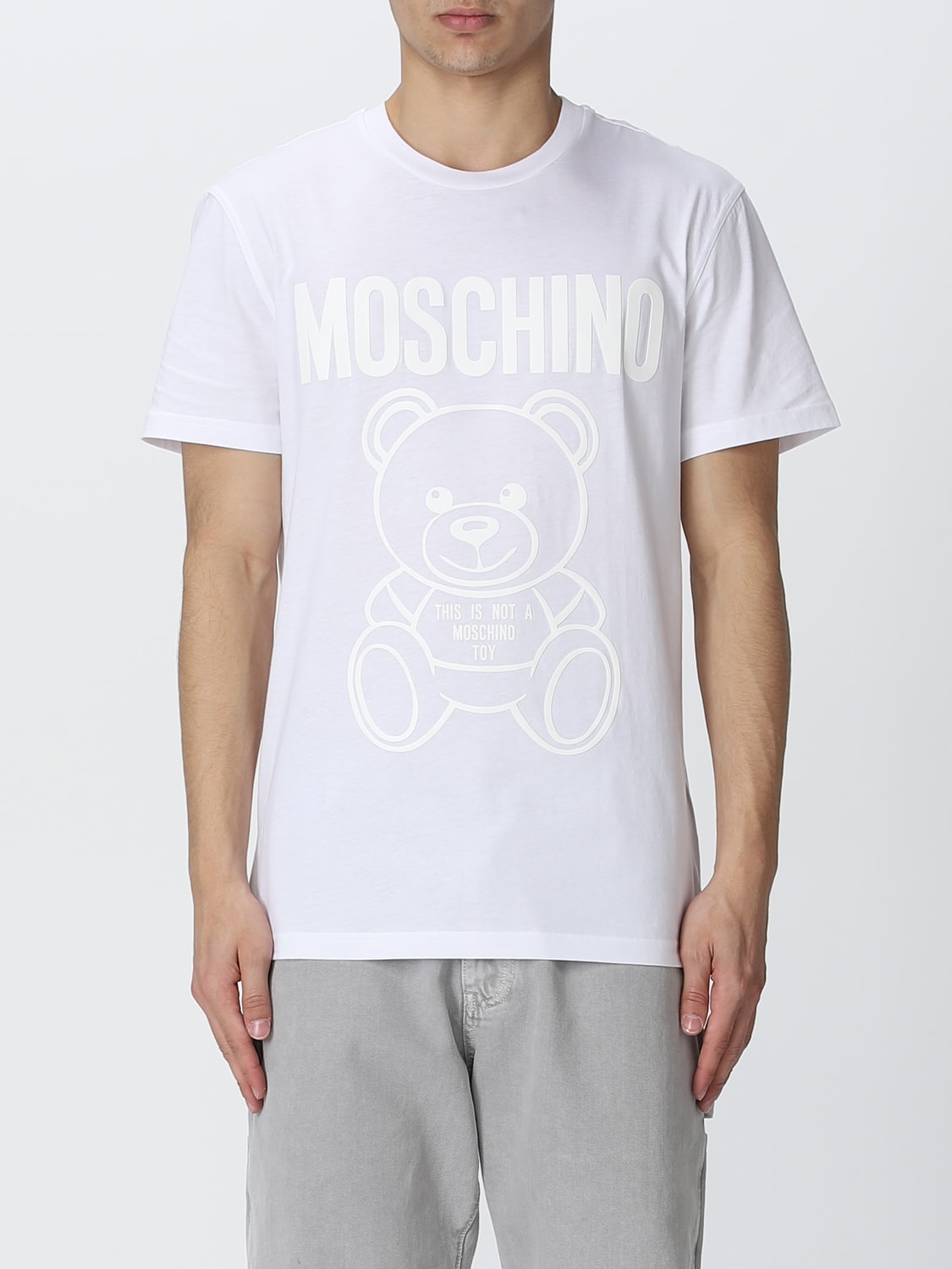 MOSCHINO COUTURE Tシャツ: Tシャツ メンズ Moschino Couture, グレー - Img 1