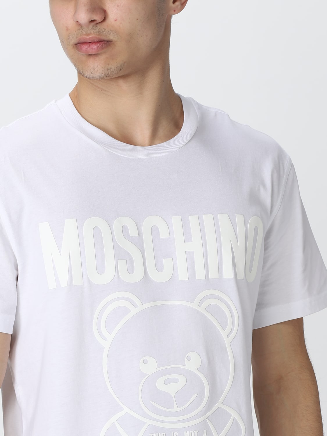 MOSCHINO COUTURE Tシャツ: Tシャツ メンズ Moschino Couture, グレー - Img 4