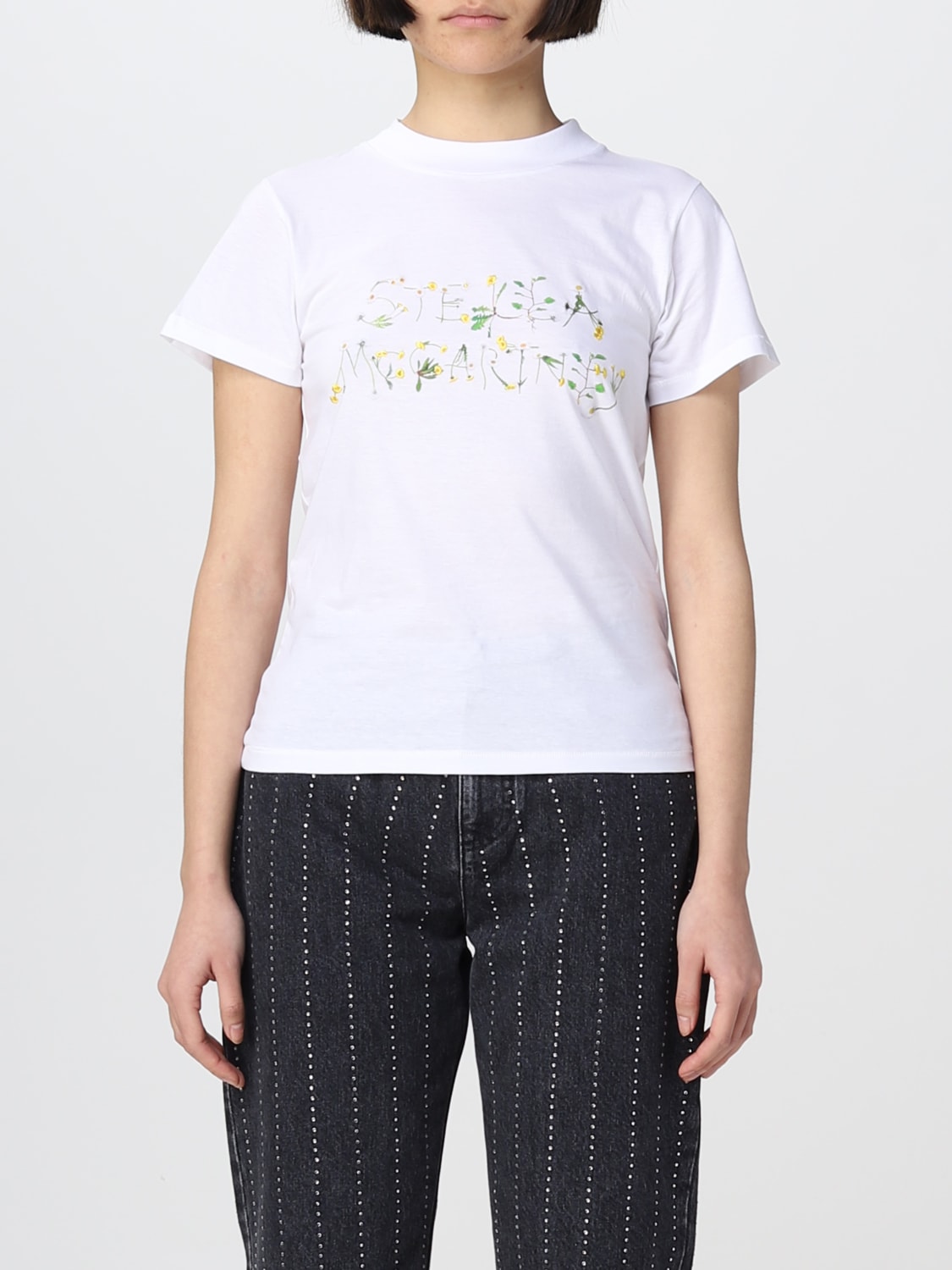 STELLA MCCARTNEY T-SHIRT: Stella McCartney cotton T-shirt, White - Img 1