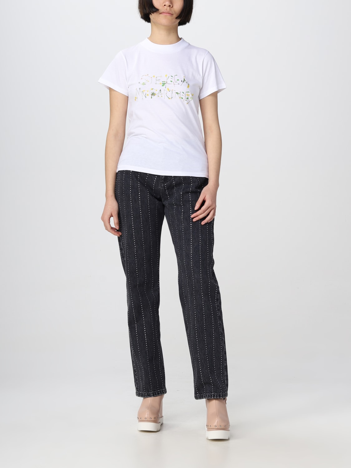 STELLA MCCARTNEY T-SHIRT: Stella McCartney cotton T-shirt, White - Img 2