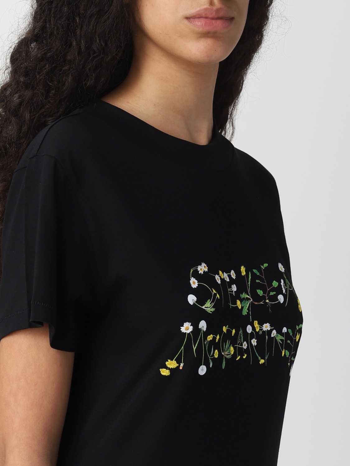 STELLA MCCARTNEY T-SHIRT: T-shirt Stella McCartney in cotone, Nero - Img 4