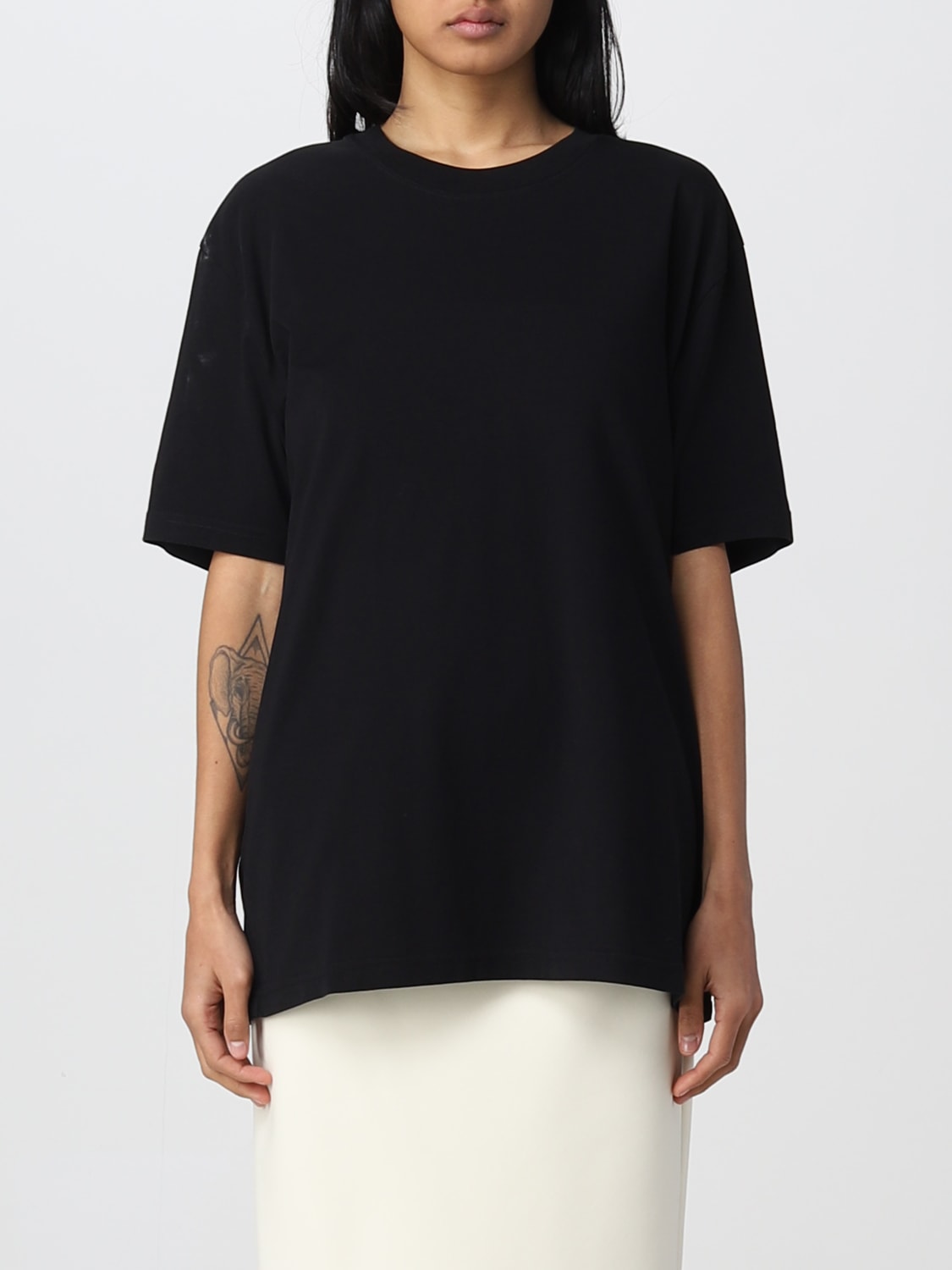NINA RICCI：Tシャツ レディース - ブラック | GIGLIO.COMオンラインの 