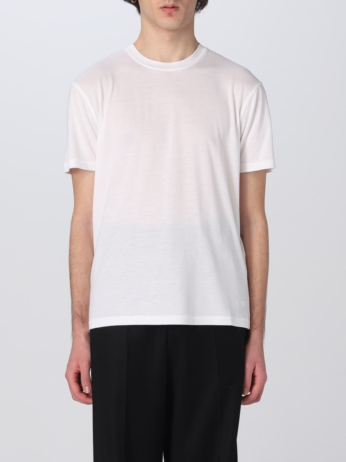 Giglio T-shirt Tom Ford in cotone stretch