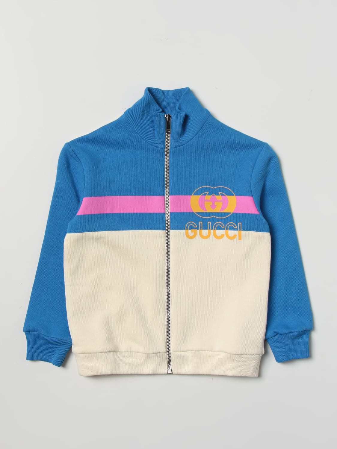 GUCCI JACKET: Jacket kids Gucci, Yellow Cream - Img 1