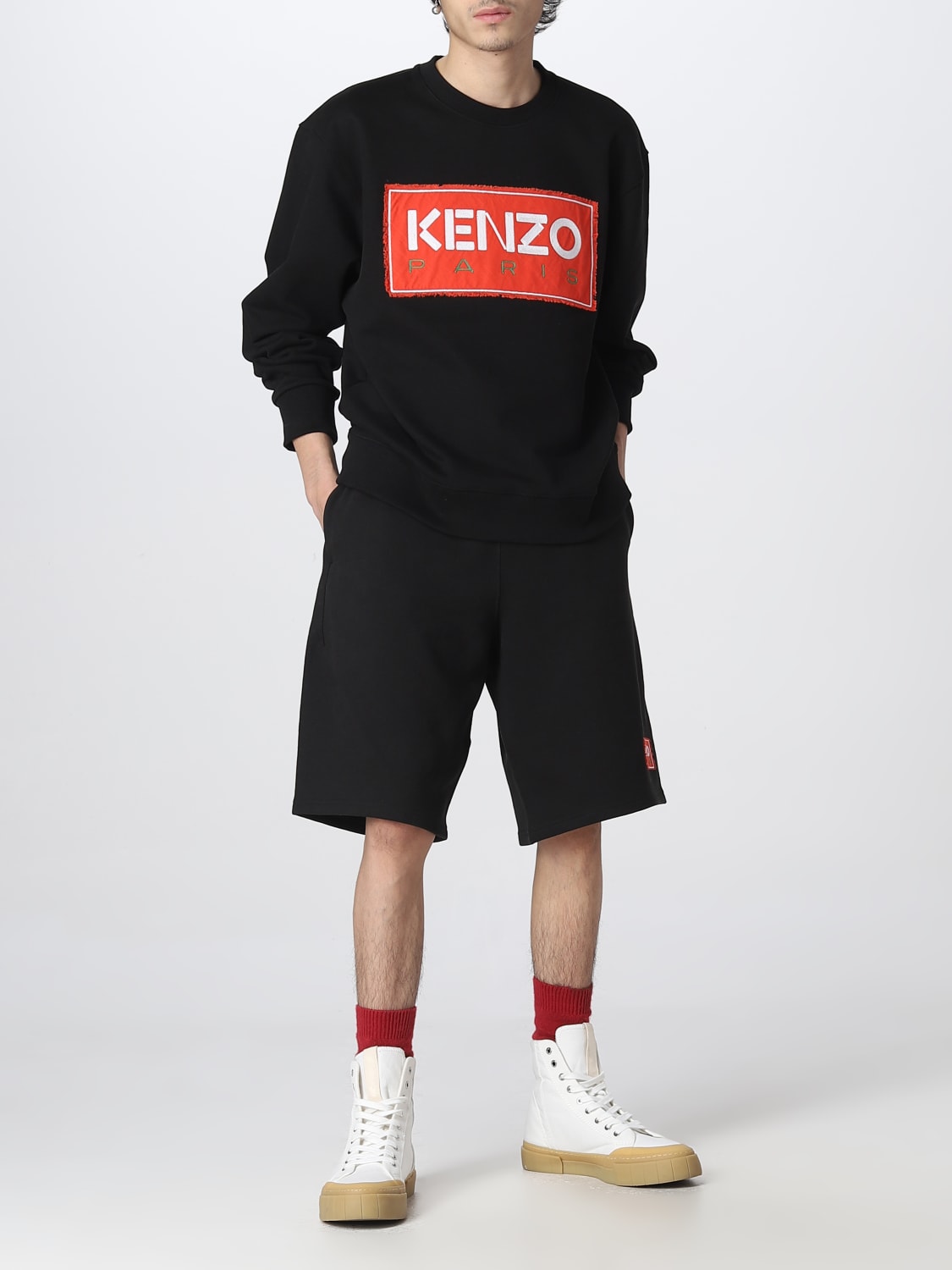 KENZO 쇼츠: 쇼츠 남성 Kenzo, 블랙 - Img 2