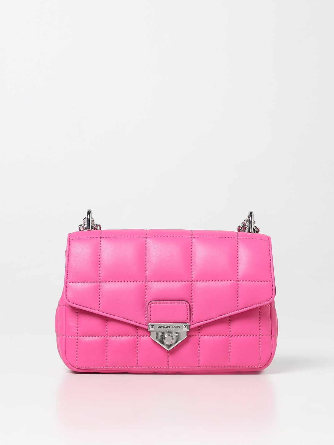 Michael Michael Kors Outlet bag in matelasse leather Fuchsia Michael Michael Kors mini bag 30H0S1SL1T online at GIGLIO.COM