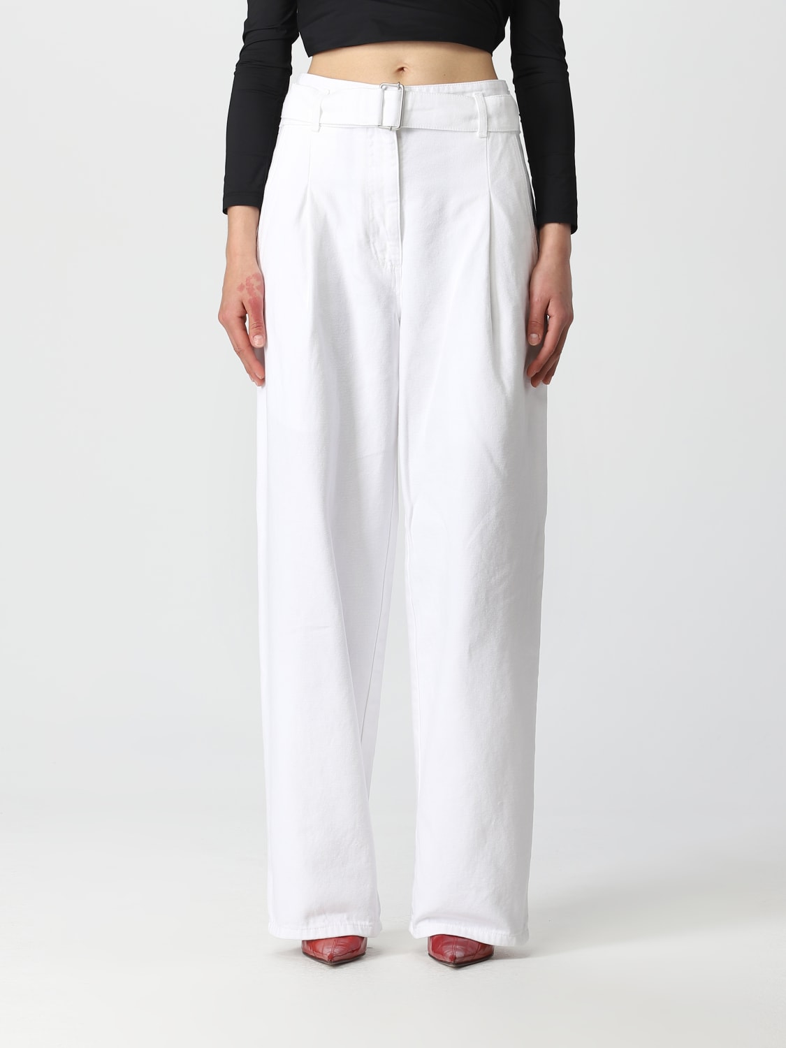 Philosophy Di Lorenzo Serafini Outlet: Pants woman - White