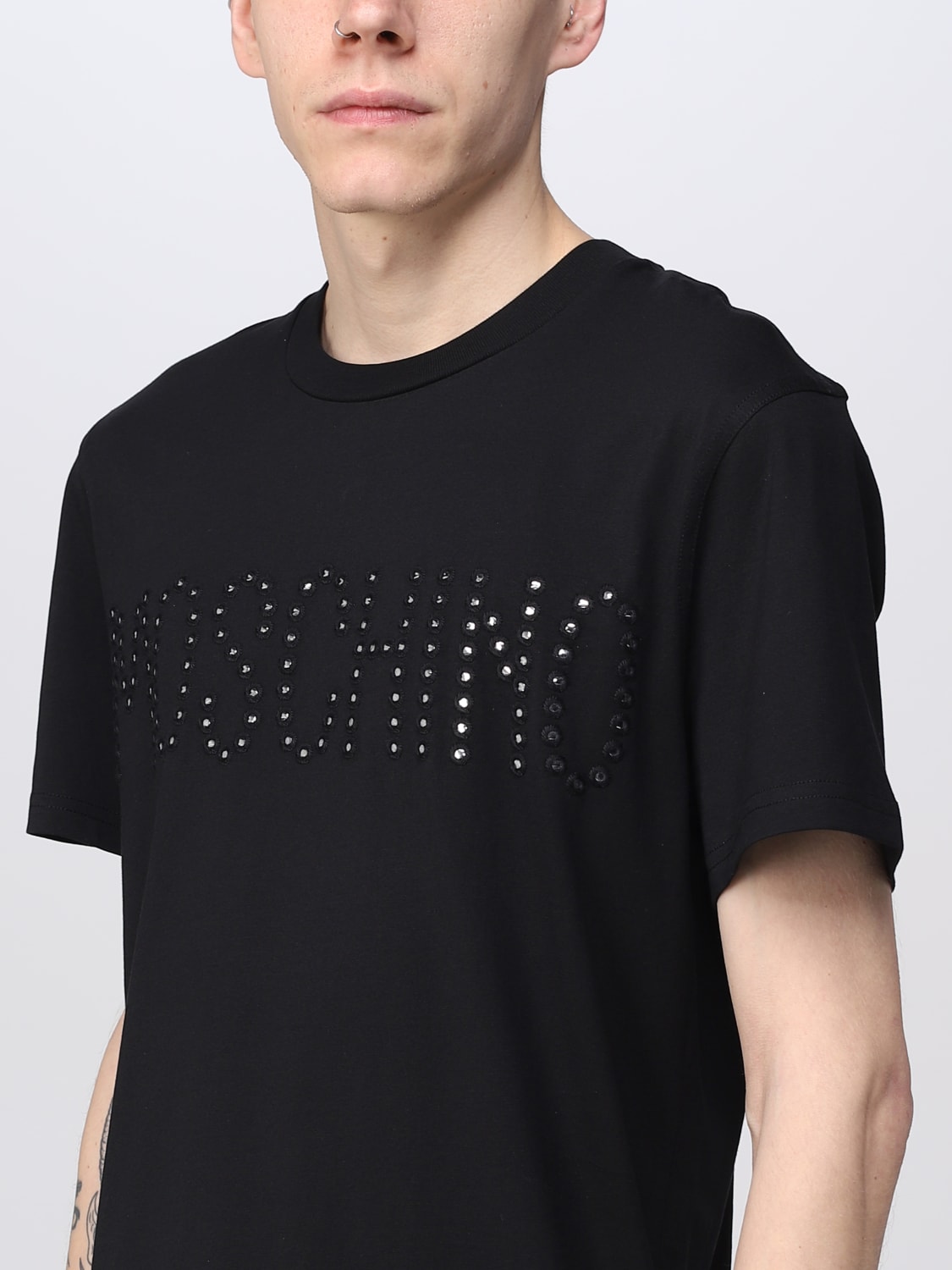 MOSCHINO COUTURE T-SHIRT: T-shirt men Moschino Couture, Black - Img 4