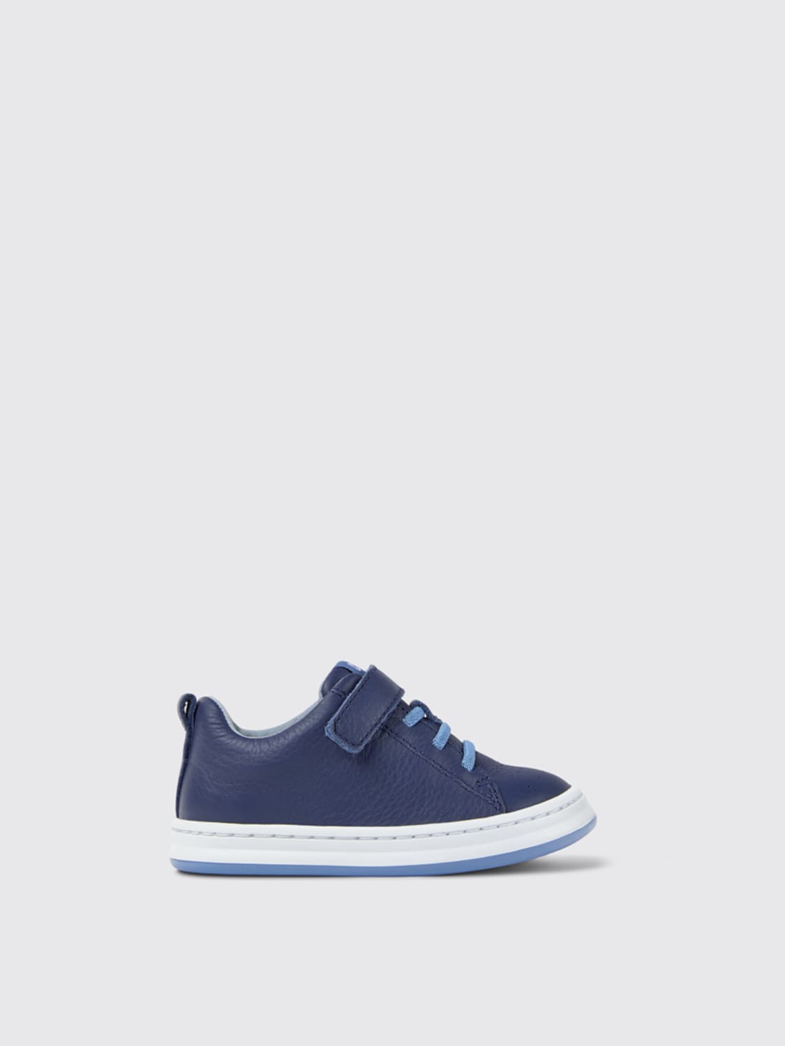 CAMPER SNEAKERS: Camper Runner sneakers in leather, Blue - Img 1