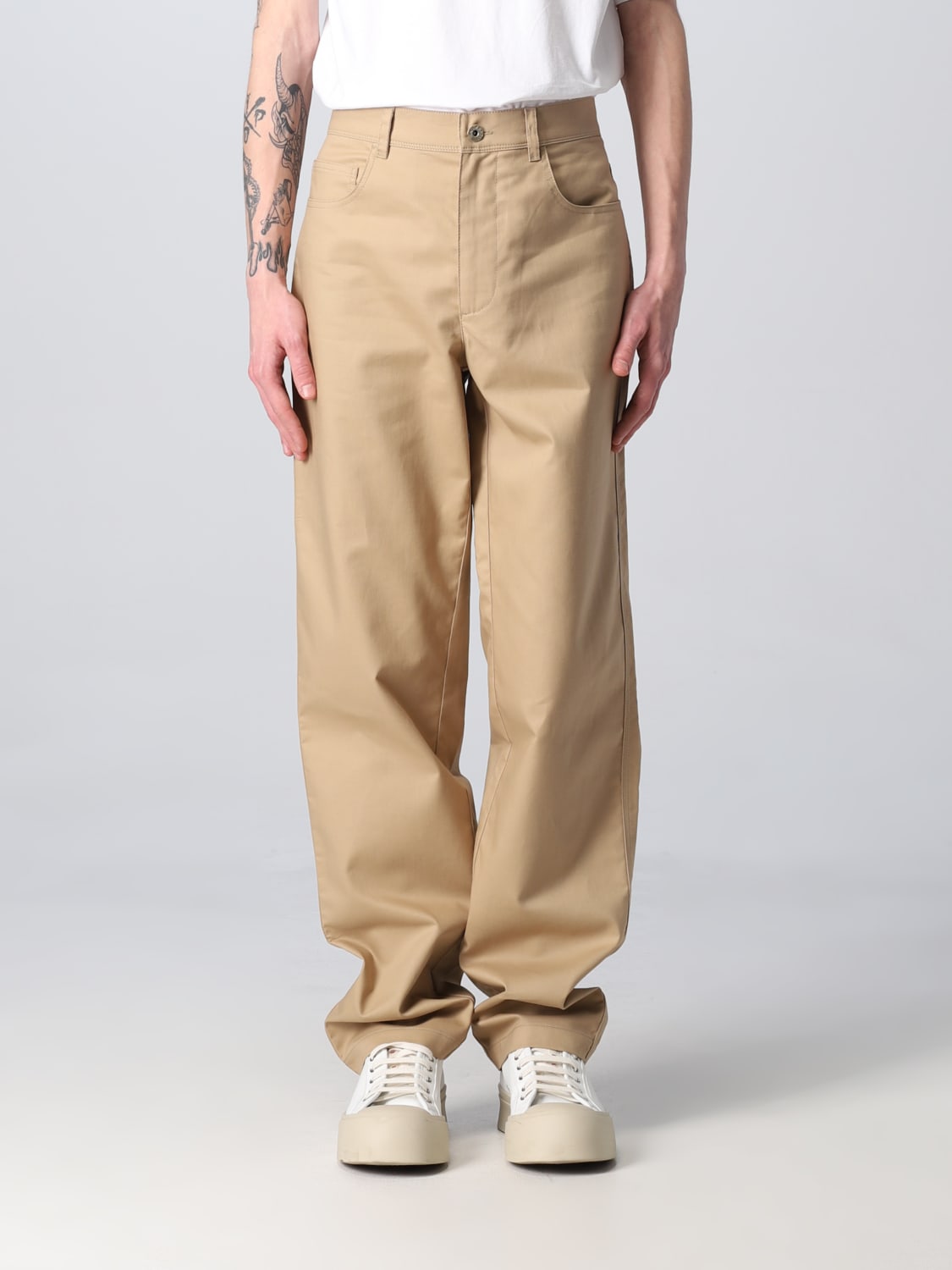 Giglio Pantalone JW Anderson in gabardine di cotone