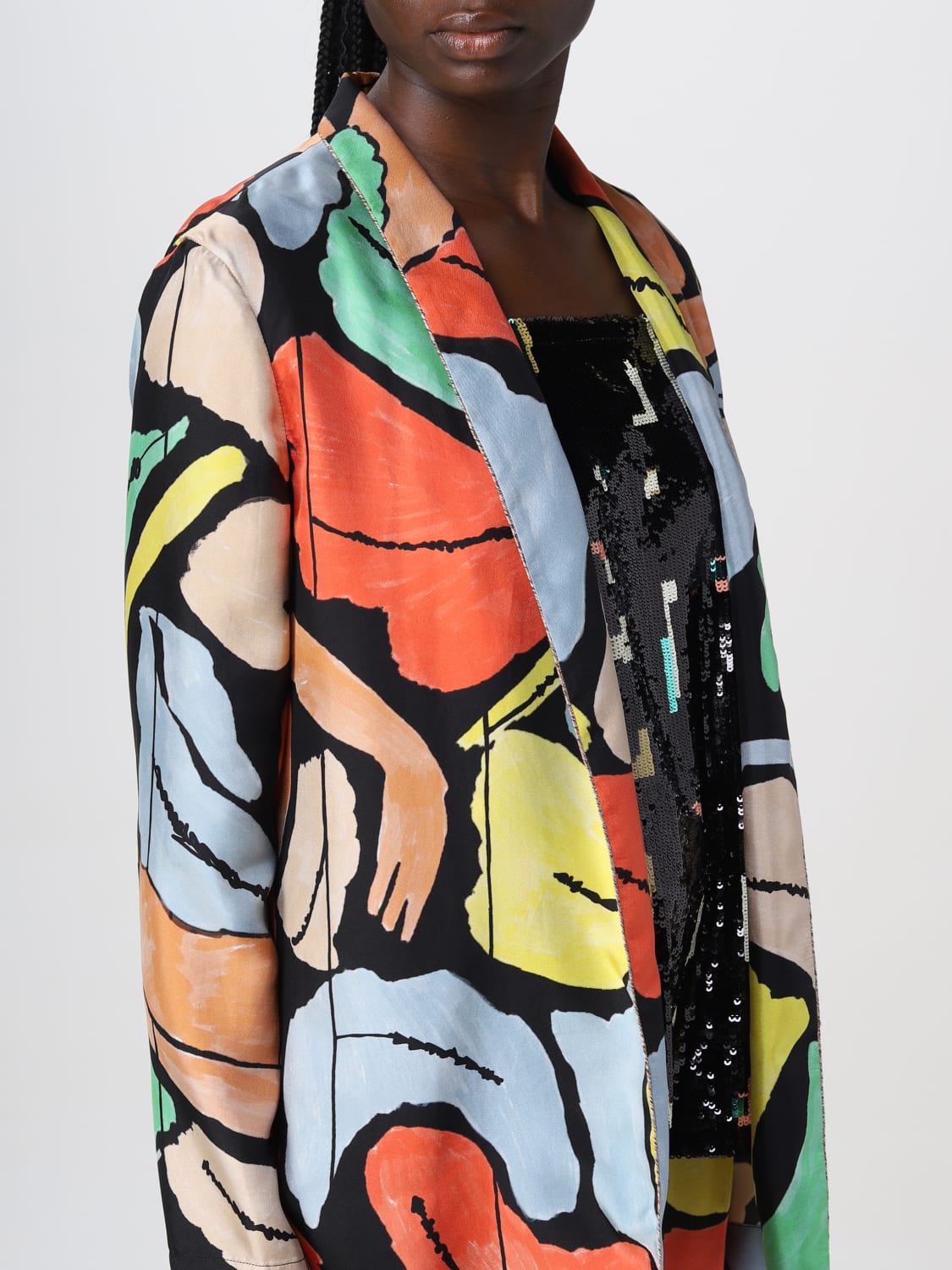 ジャケット ALYSI Woman Jacket Red 103825P3022 NERO Alysi Outlet: Jacket woman - Red | Alysi jacket 103825P3022