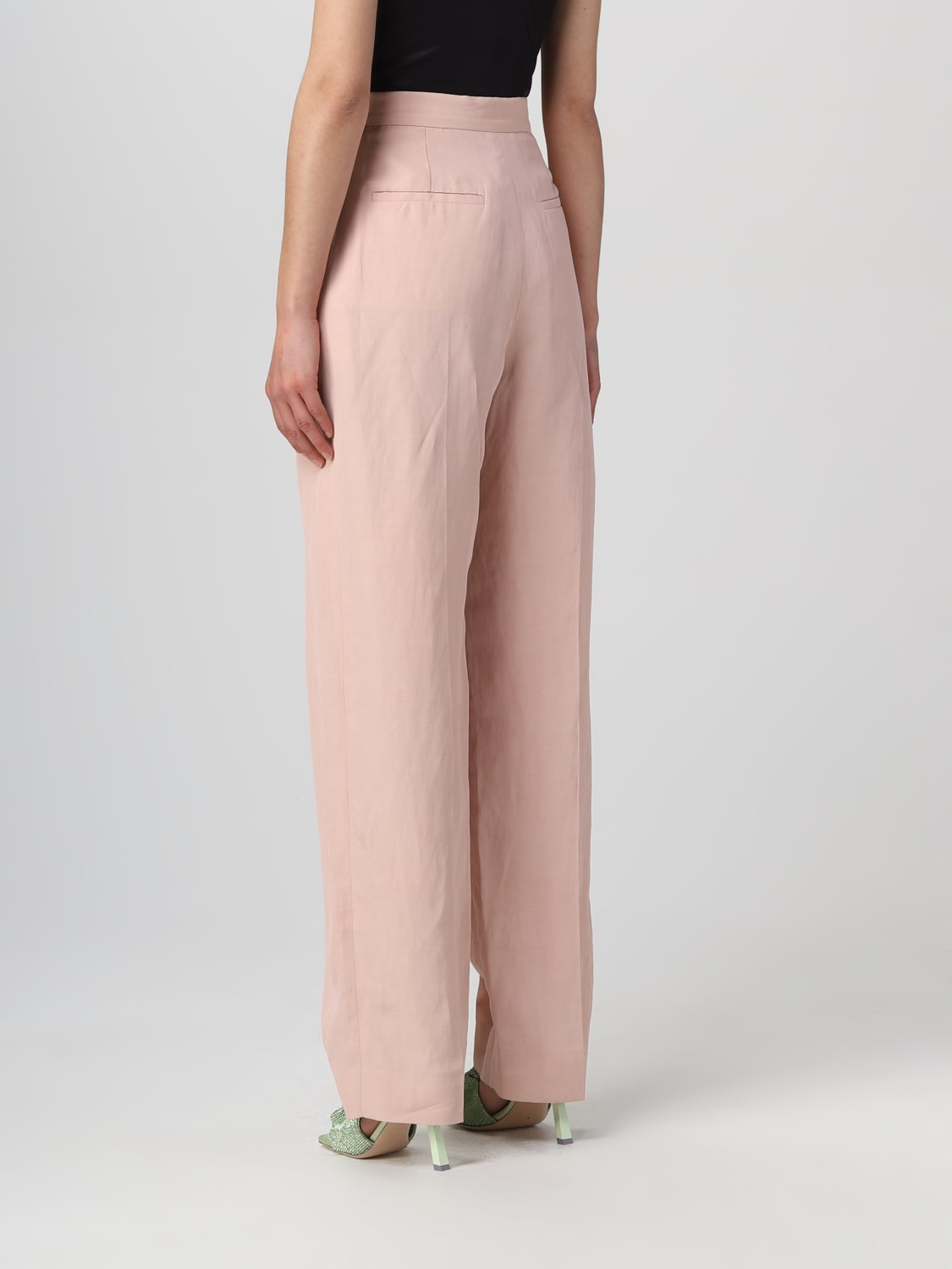 STELLA MCCARTNEY PANTS: Stella McCartney pants in viscose blend, Pink - Img 2