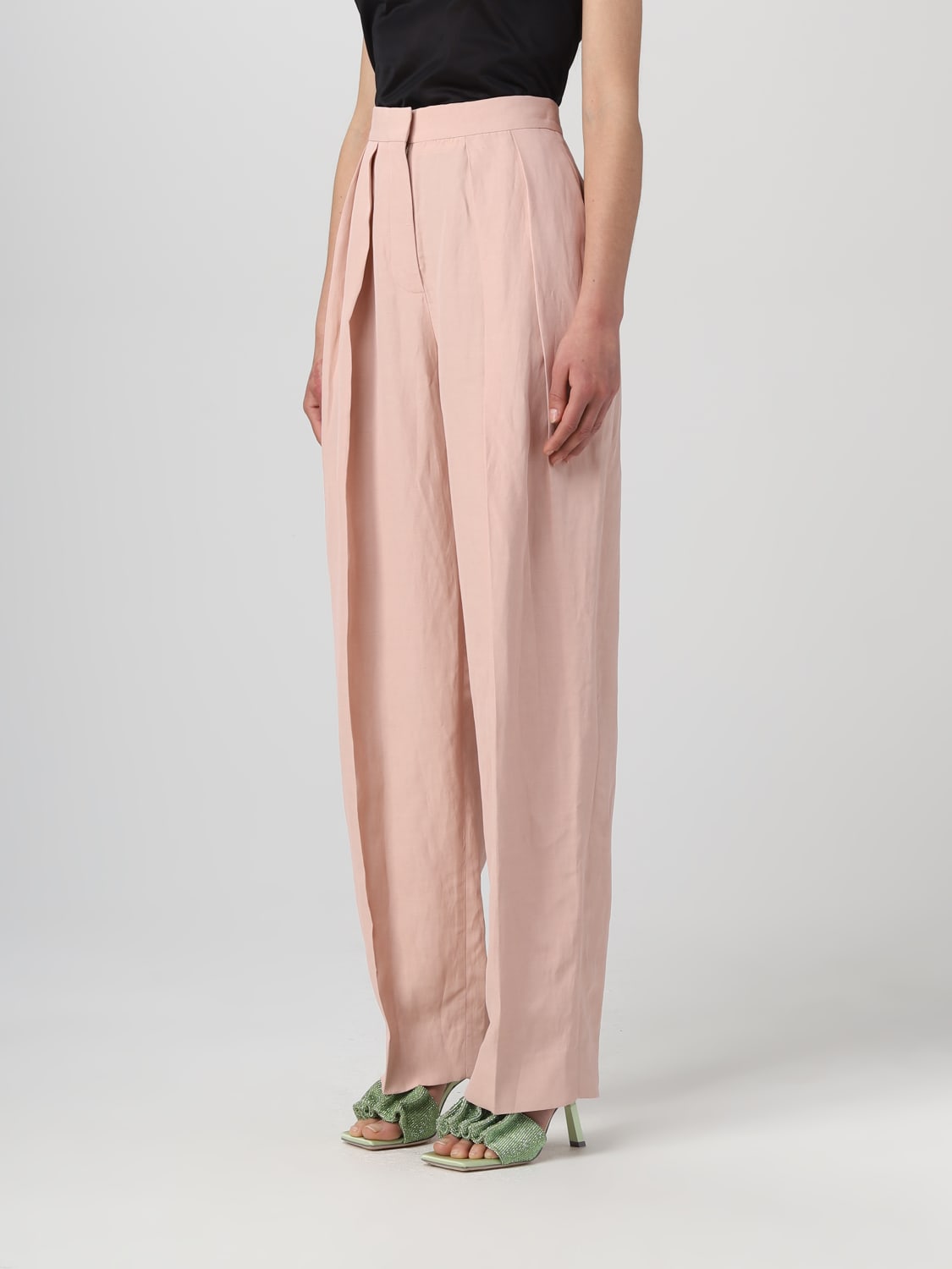 STELLA MCCARTNEY PANTS: Stella McCartney pants in viscose blend, Pink - Img 3