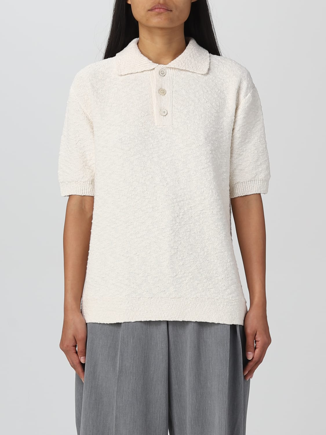 MAISON MARGIELA POLO SHIRT: T-shirt woman Maison Margiela, White - Img 1