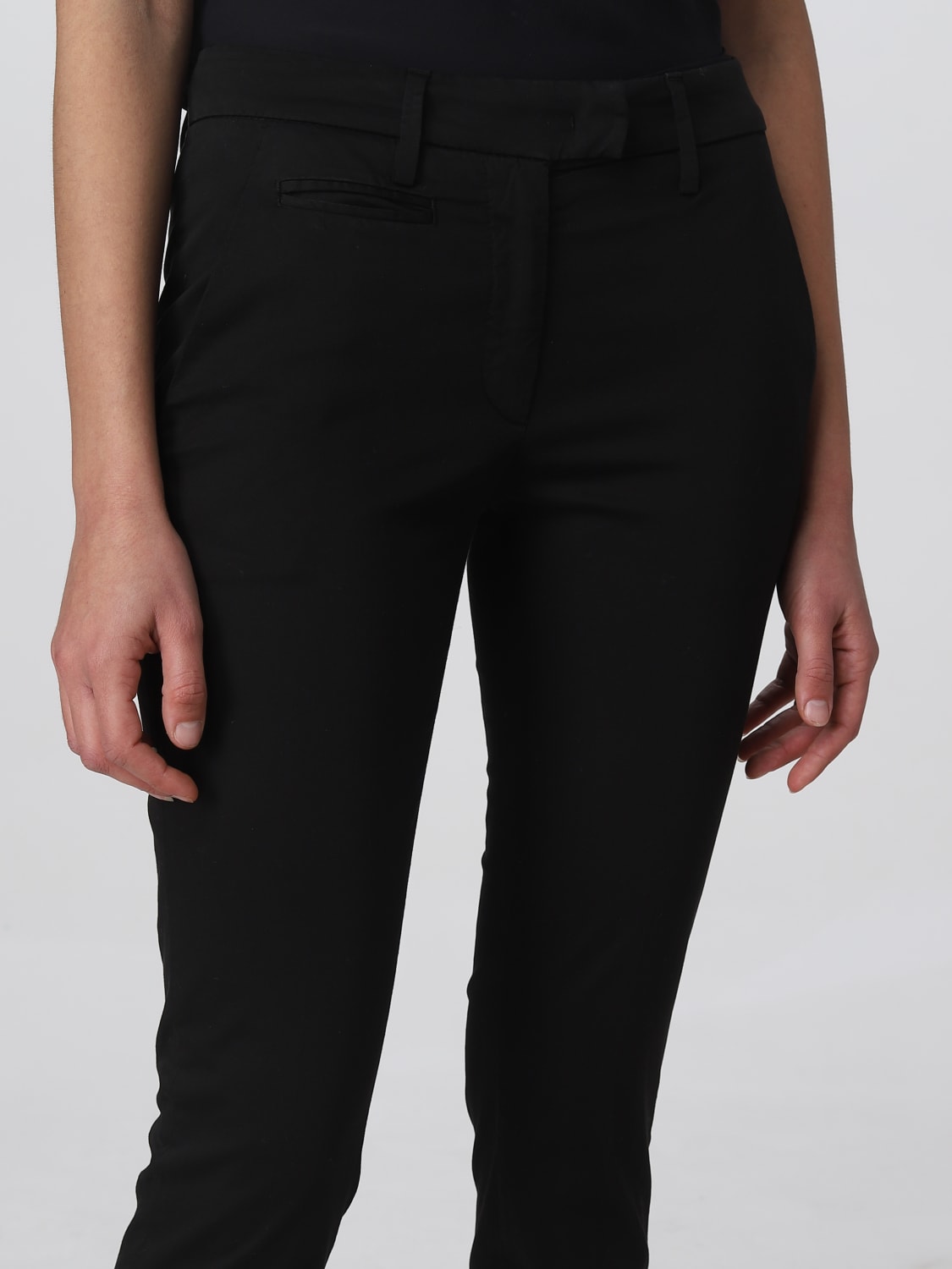 Dondup Outlet: cotton pants - Black | Dondup pants