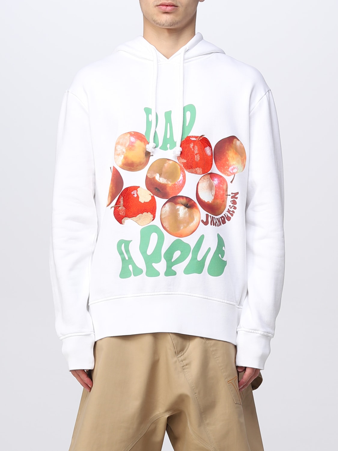 JW ANDERSON SWEATSHIRT: Pullover herren Jw Anderson, Weiß - Img 1