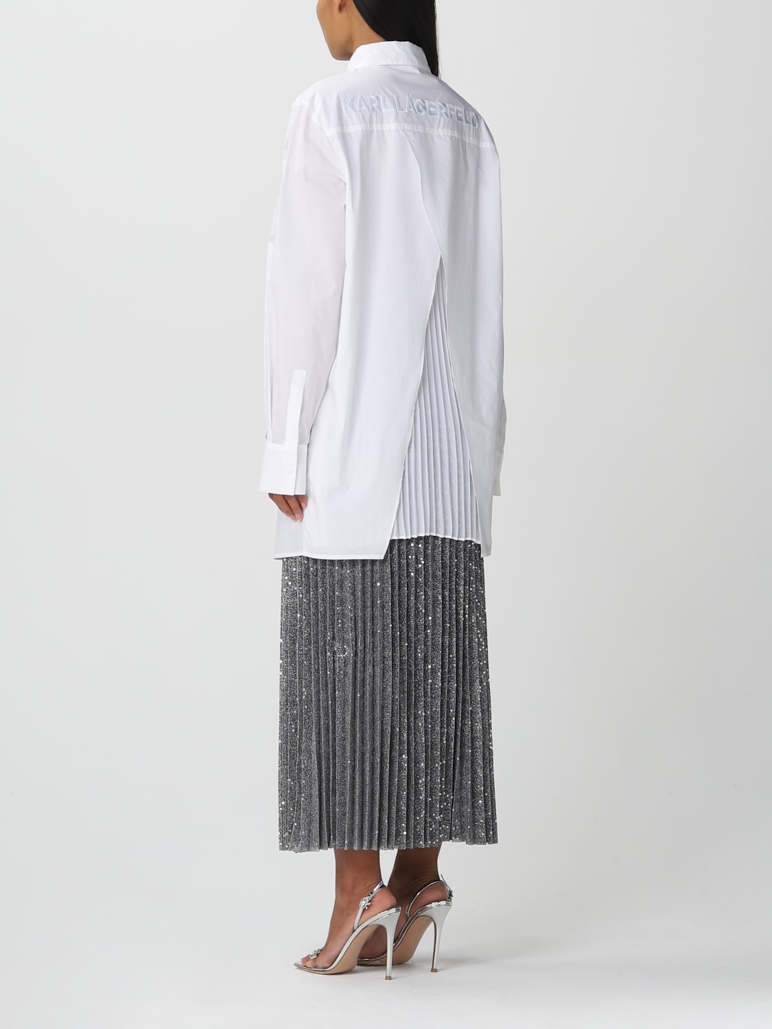 KARL LAGERFELD CAMISA: Camisa mujer Karl Lagerfeld, Blanco - Img 3