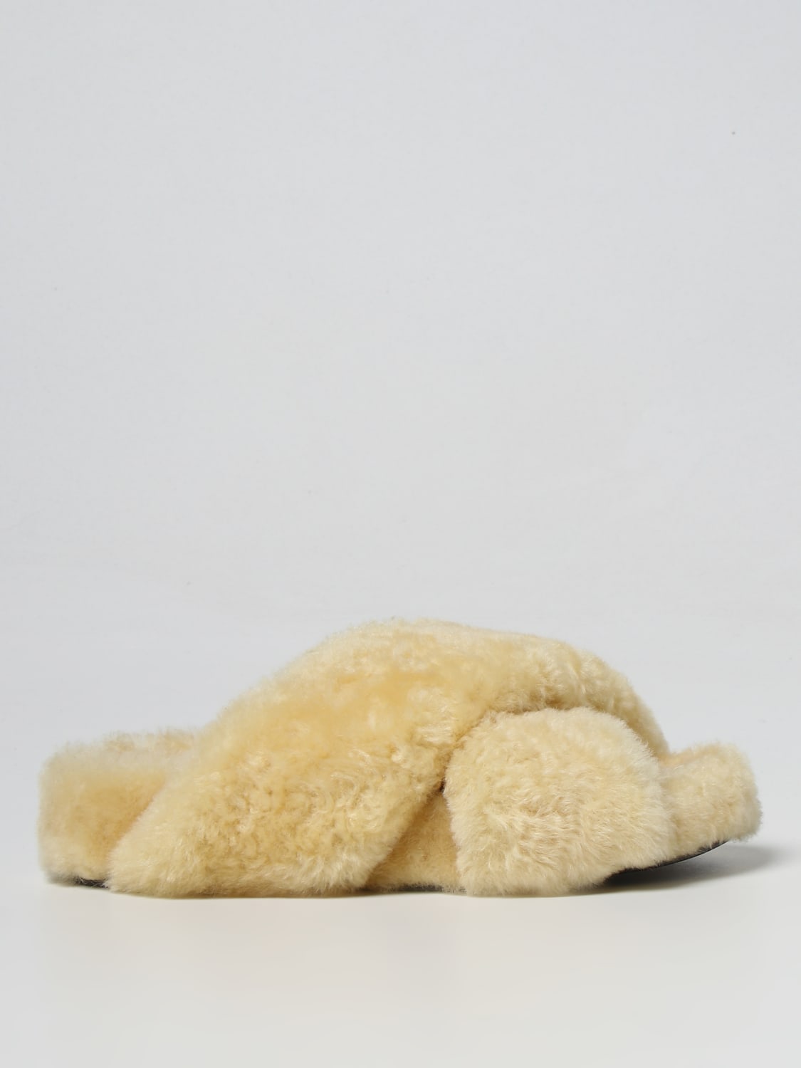 JIL SANDER FLAT SANDALS: Flat sandals woman Jil Sander, Butter - Img 1