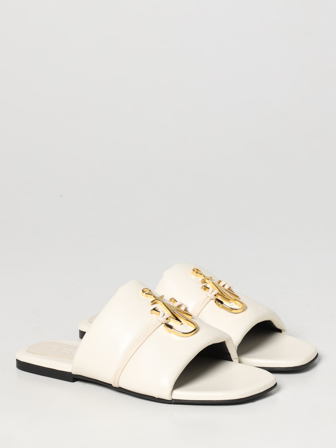 JW ANDERSON FLAT SANDALS: Flat sandals woman Jw Anderson, Beige - Img 2