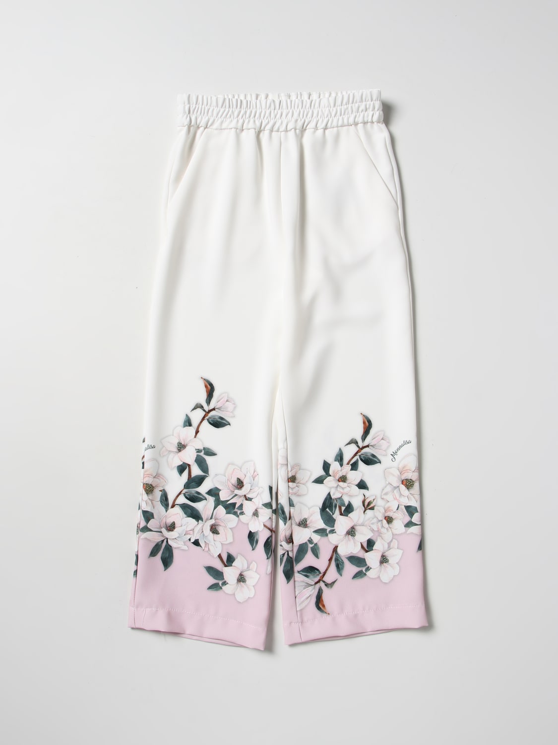 MONNALISA PANTS: Pants kids Monnalisa, Yellow Cream - Img 1