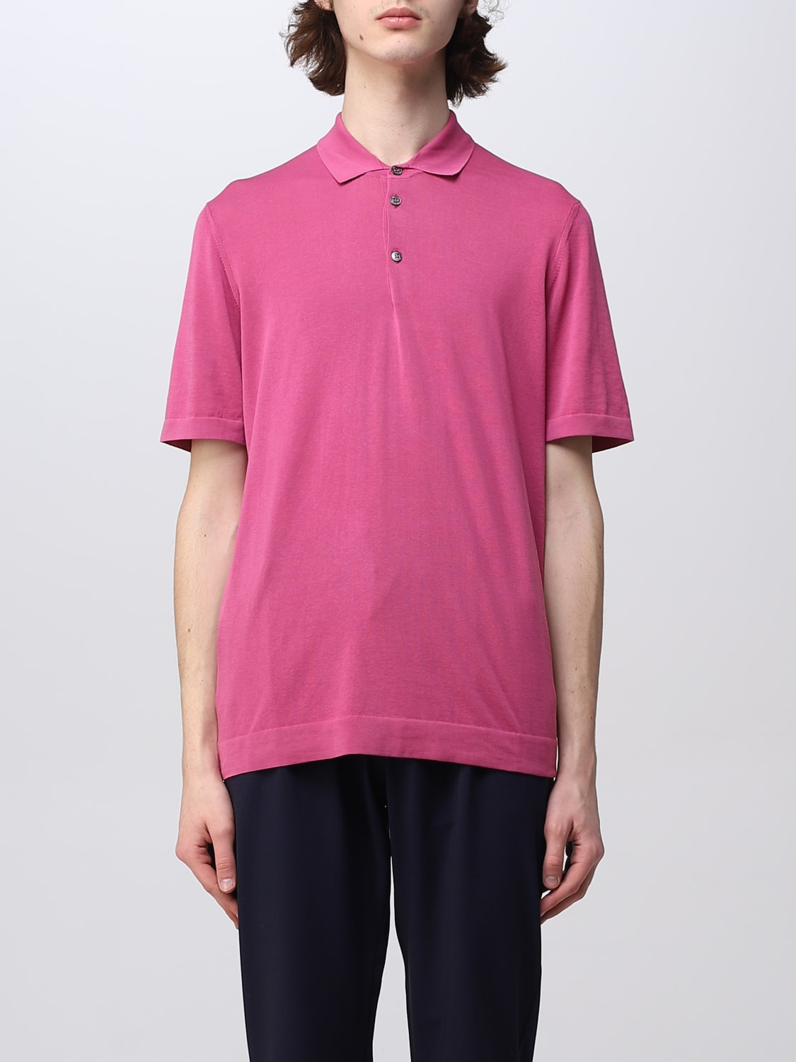 DRUMOHR POLO SHIRT: Polo shirt men Drumohr, Pink - Img 1