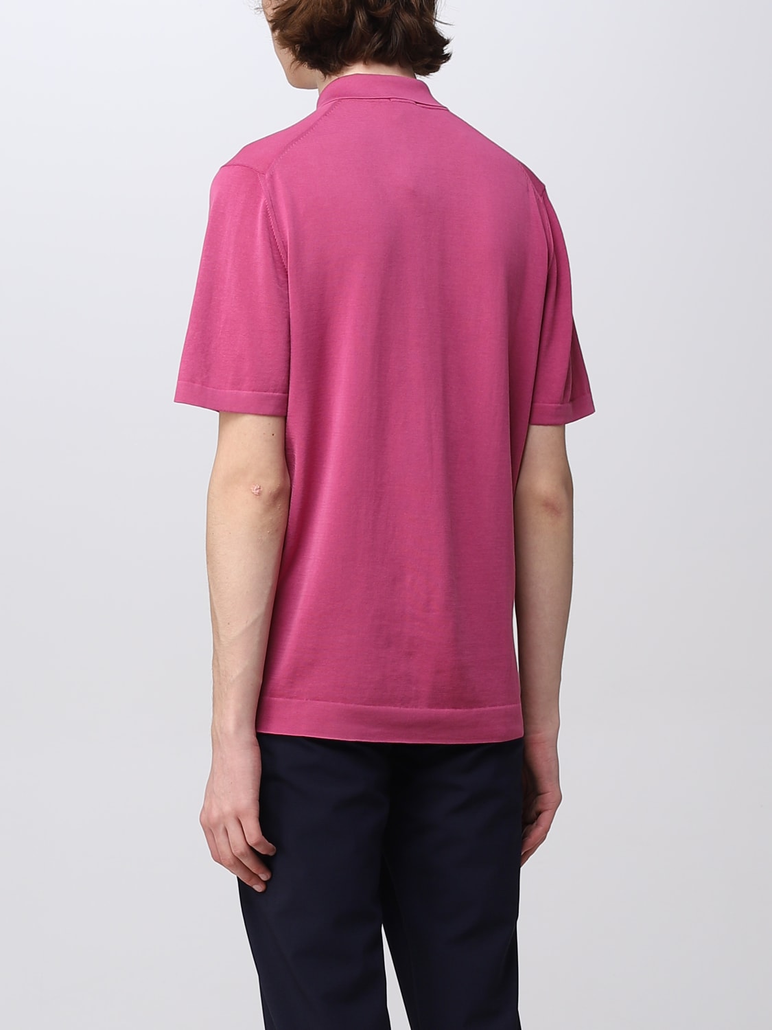 DRUMOHR POLO SHIRT: Polo shirt men Drumohr, Pink - Img 2