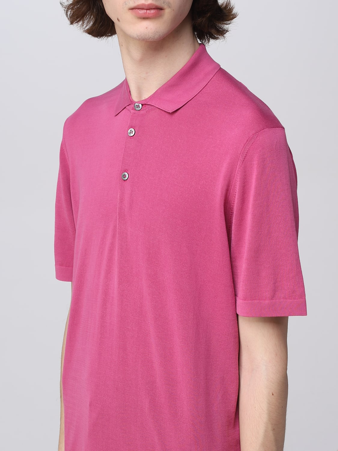 DRUMOHR POLO SHIRT: Polo shirt men Drumohr, Pink - Img 3